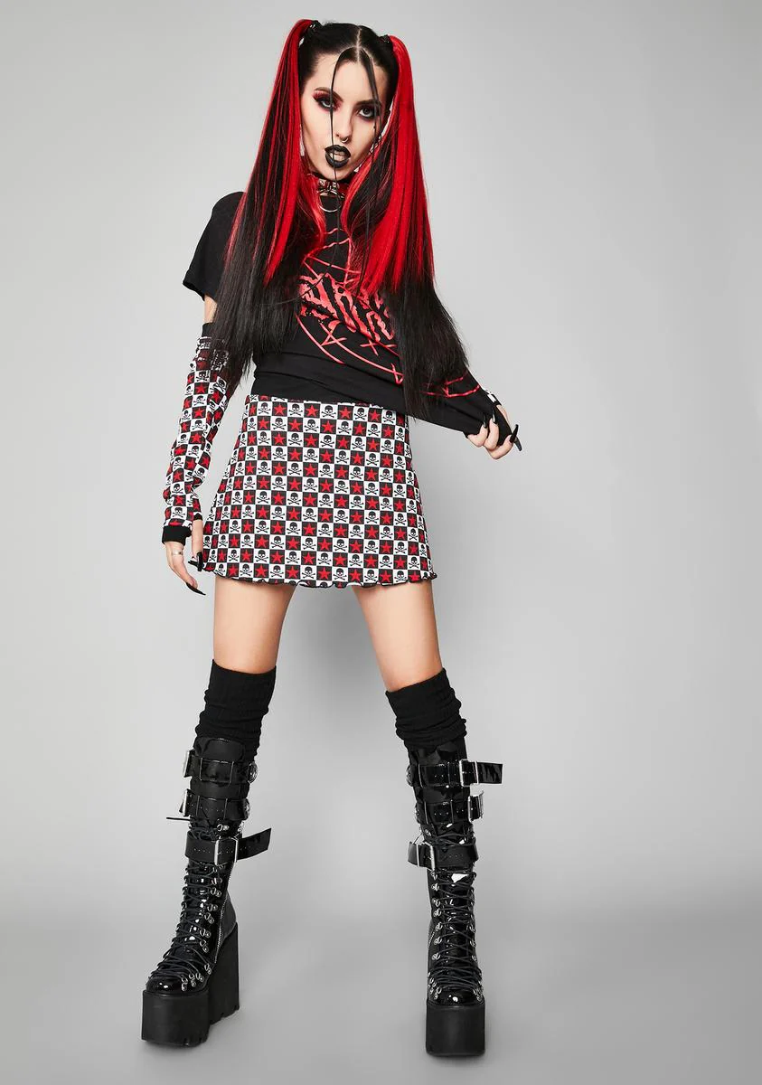 Antisocial Anthem Skirt And Gloves Set - Image 3