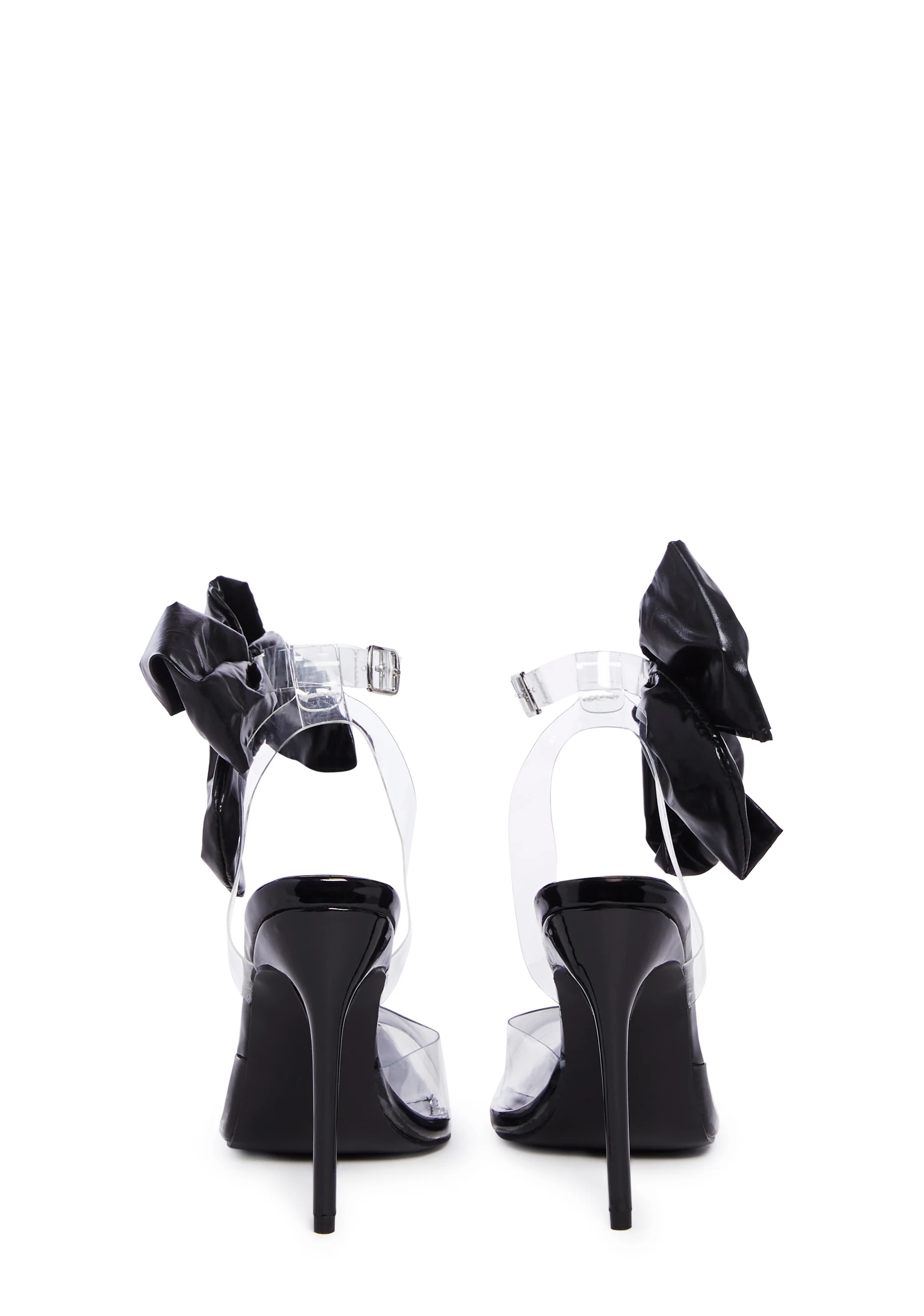 Aphrodite Bow Heels- Black - Image 4