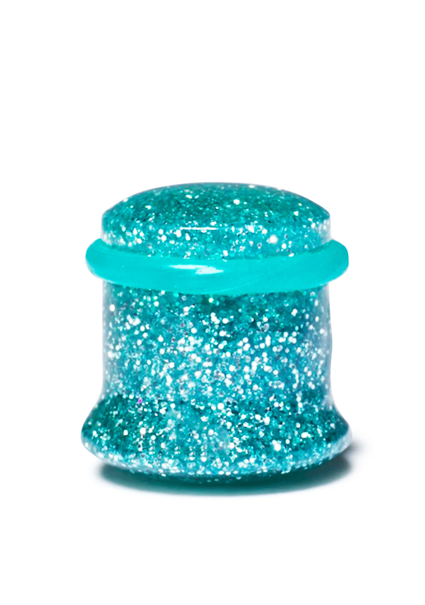 Aqua Dreams Gauged Glitter Plugs - Image 2