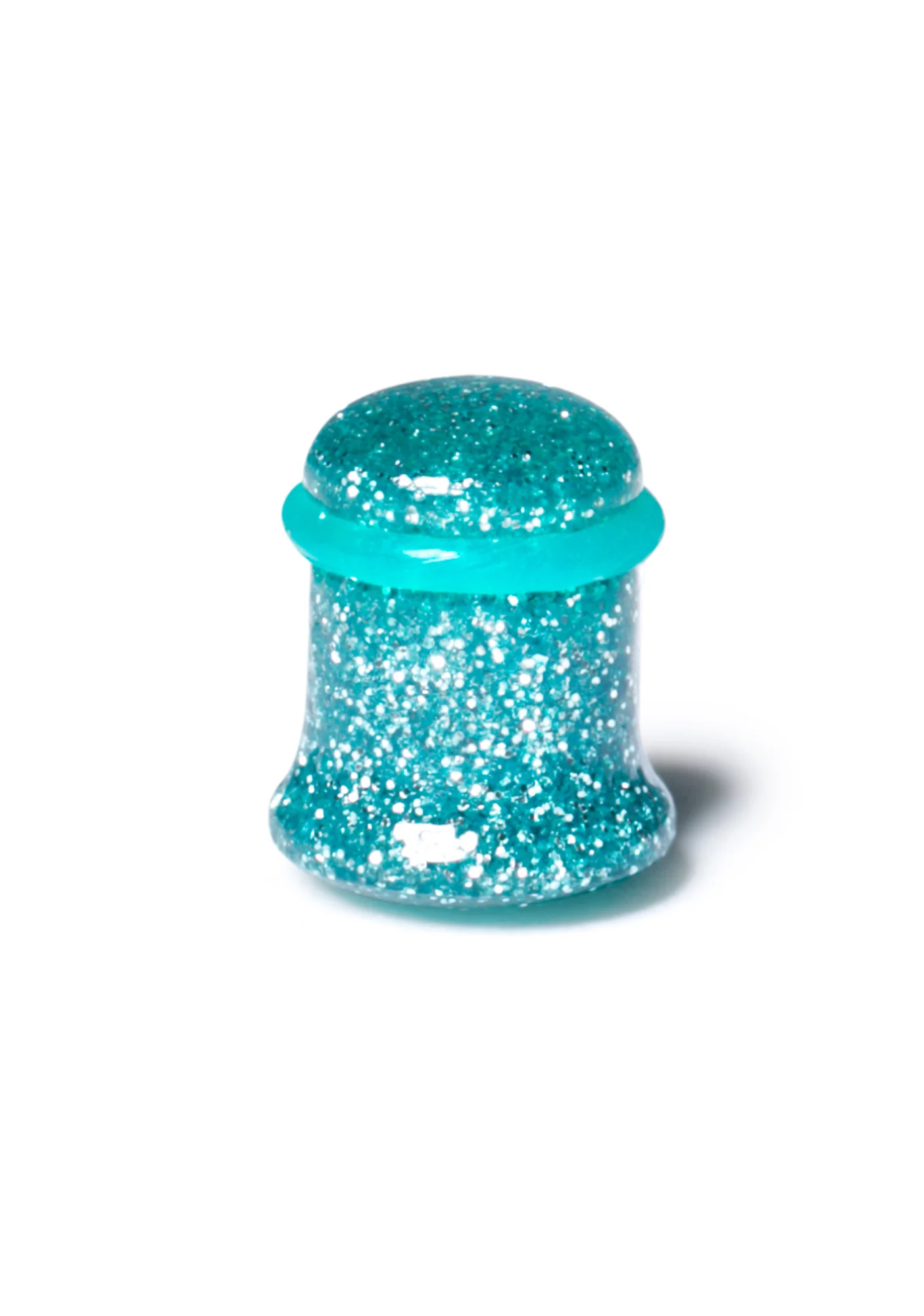 Aqua Dreams Gauged Glitter Plugs - Image 9