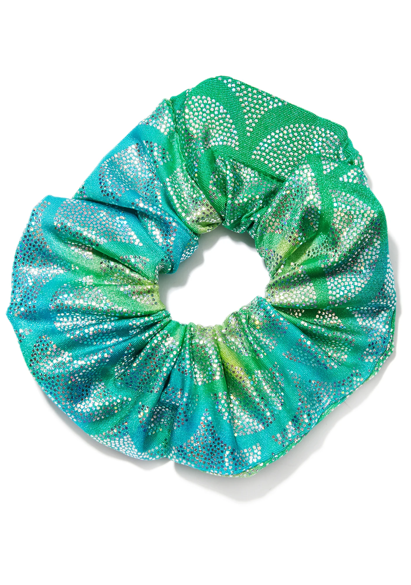 Aqua Mermaid Light-Up Scrunchie - Image 3