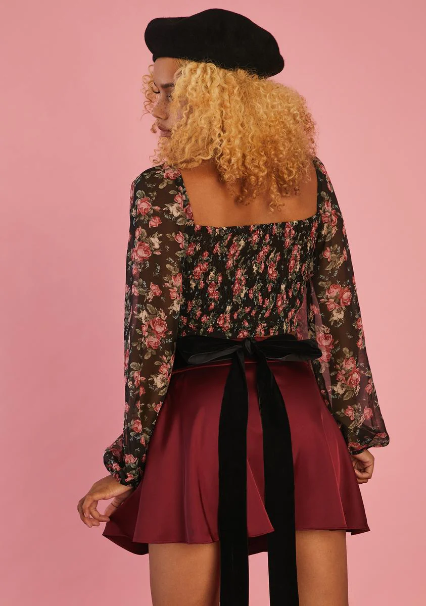 Art Of Elegance Satin Skirt - Image 2