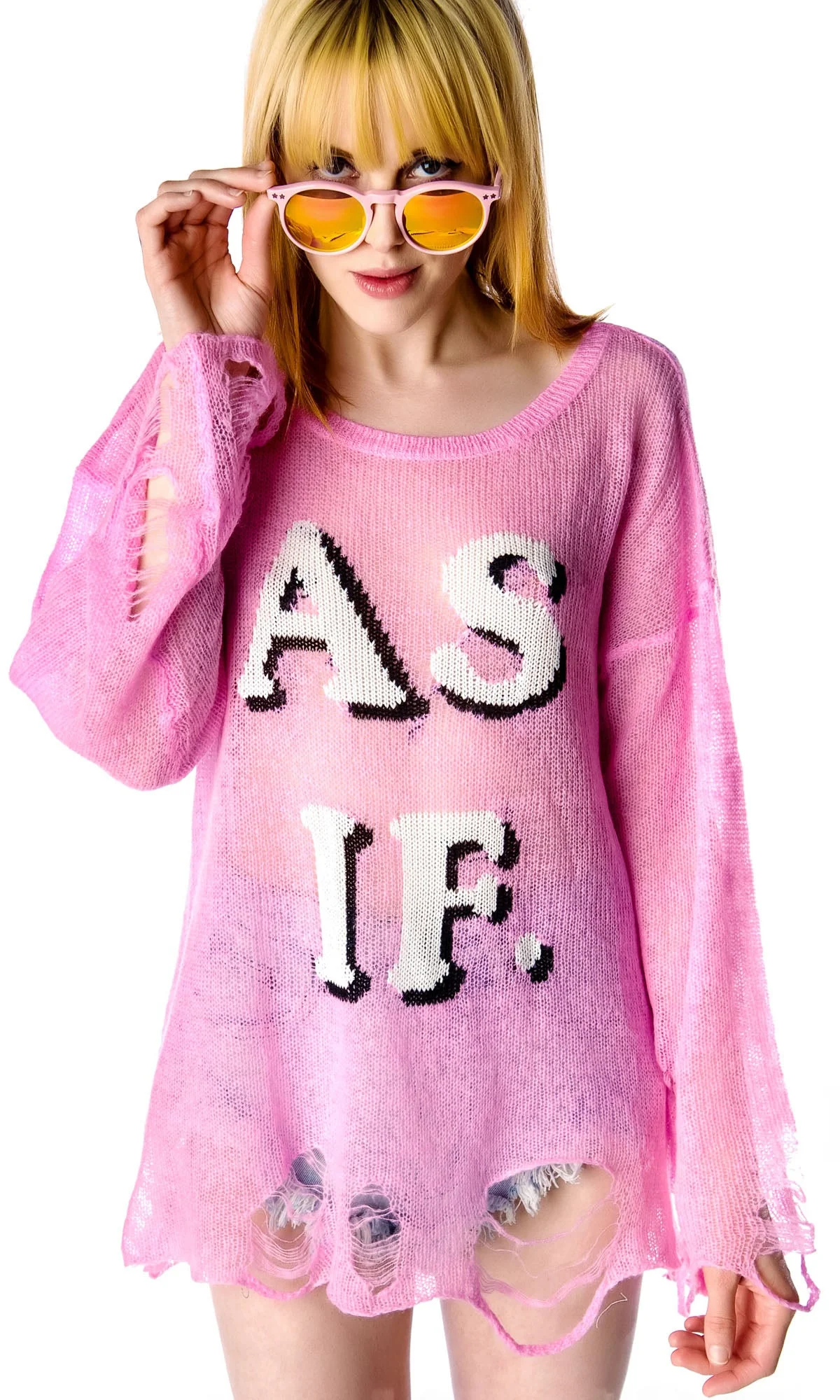 As If Lennon Sweater - Pink - Image 3