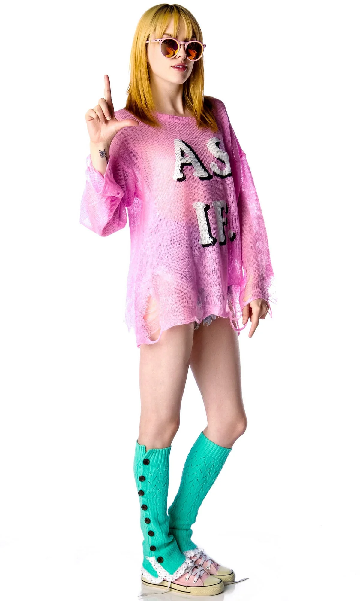 As If Lennon Sweater - Pink - Image 5