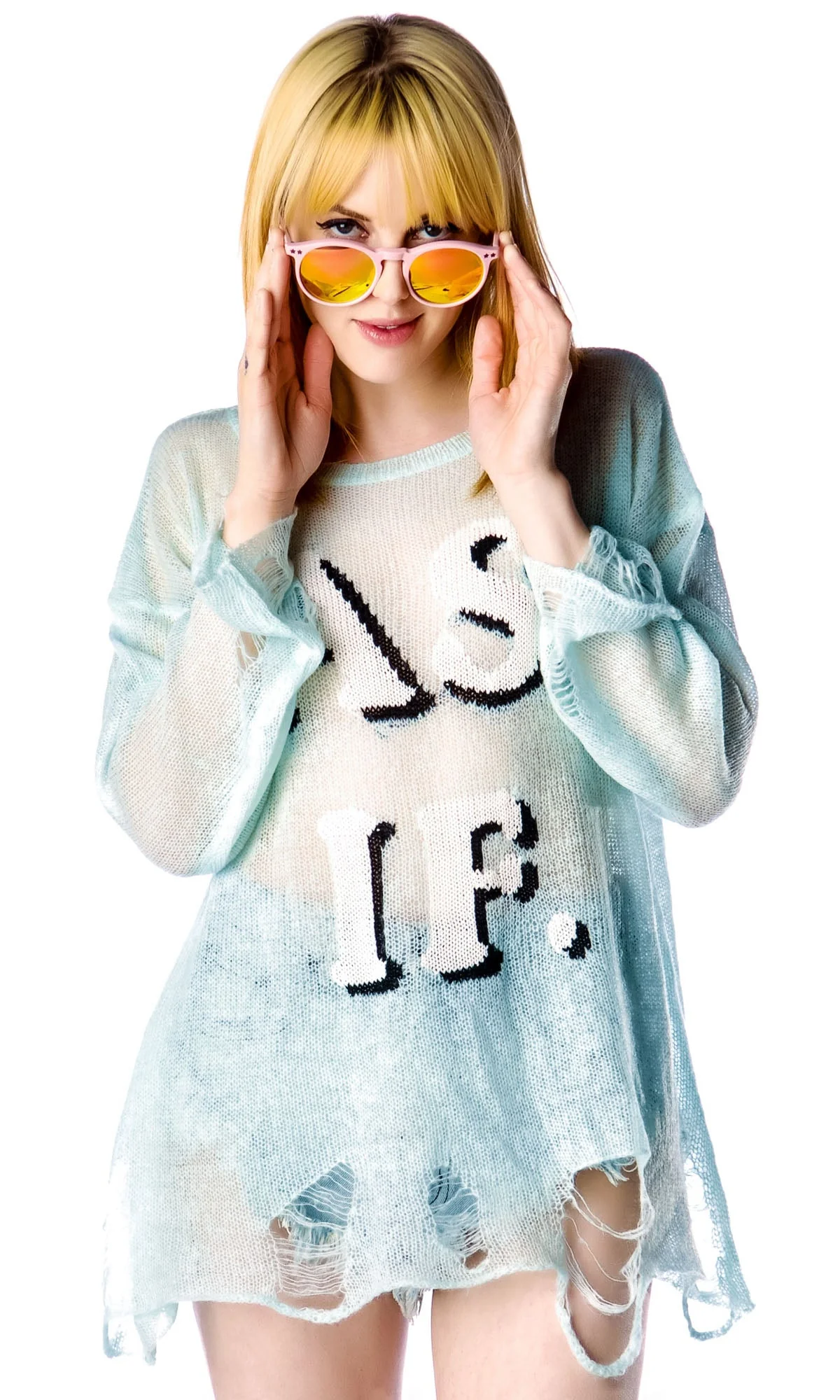As If Lennon Sweater - Pink - Image 6