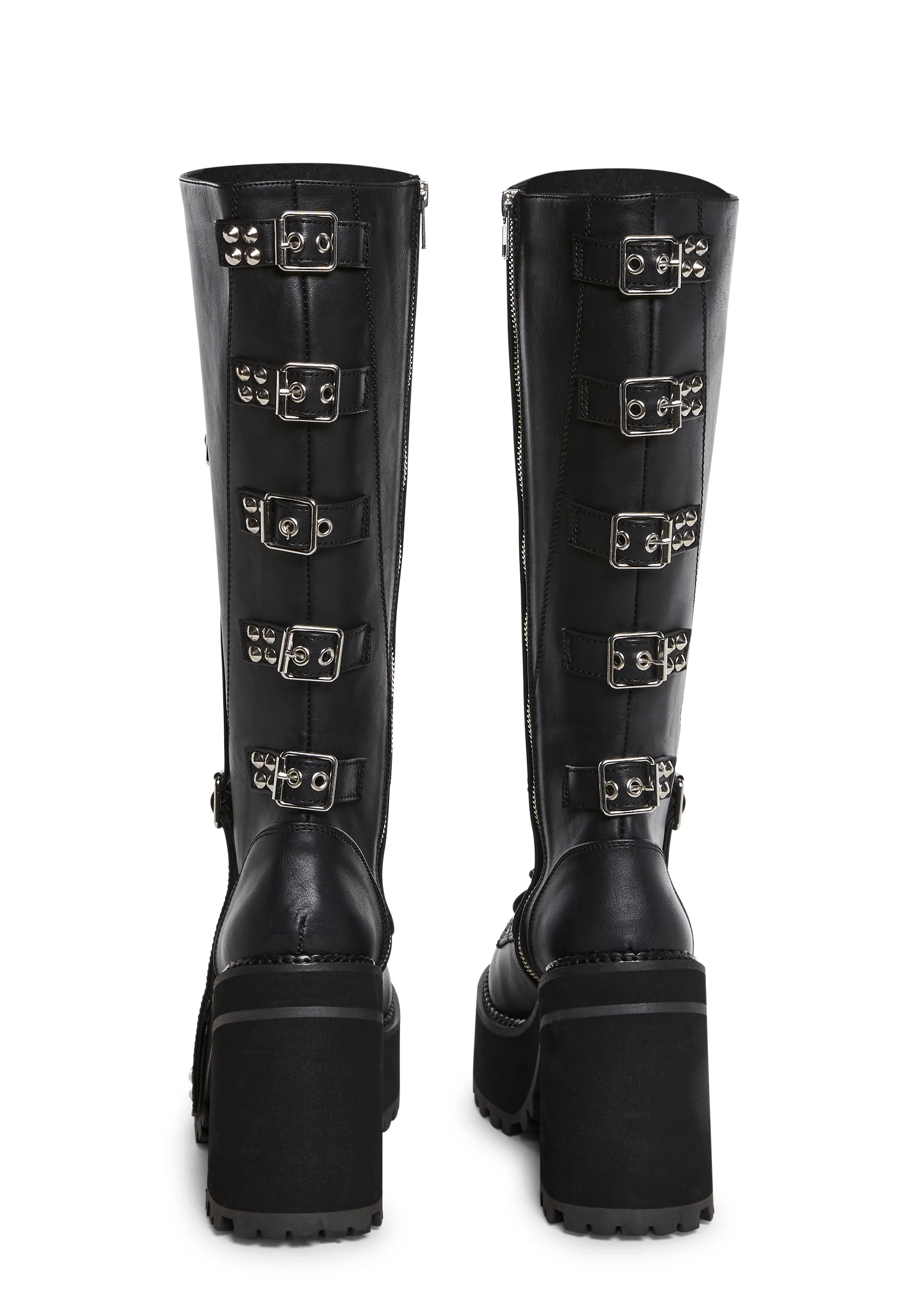 Assault-218 Platform Knee High Boots - Image 4