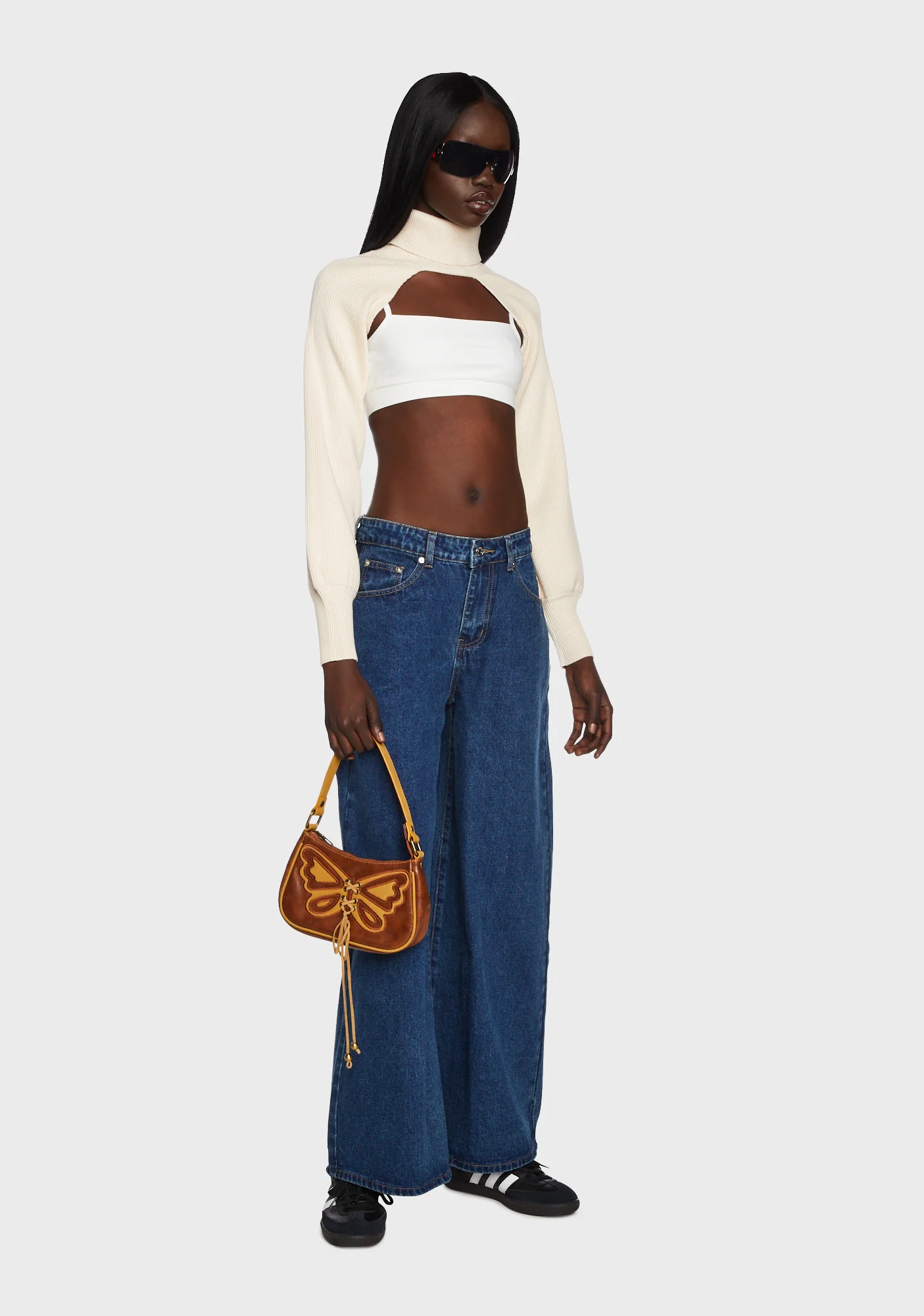 Astrid Turtle Neck Shrug Sweater - Image 2