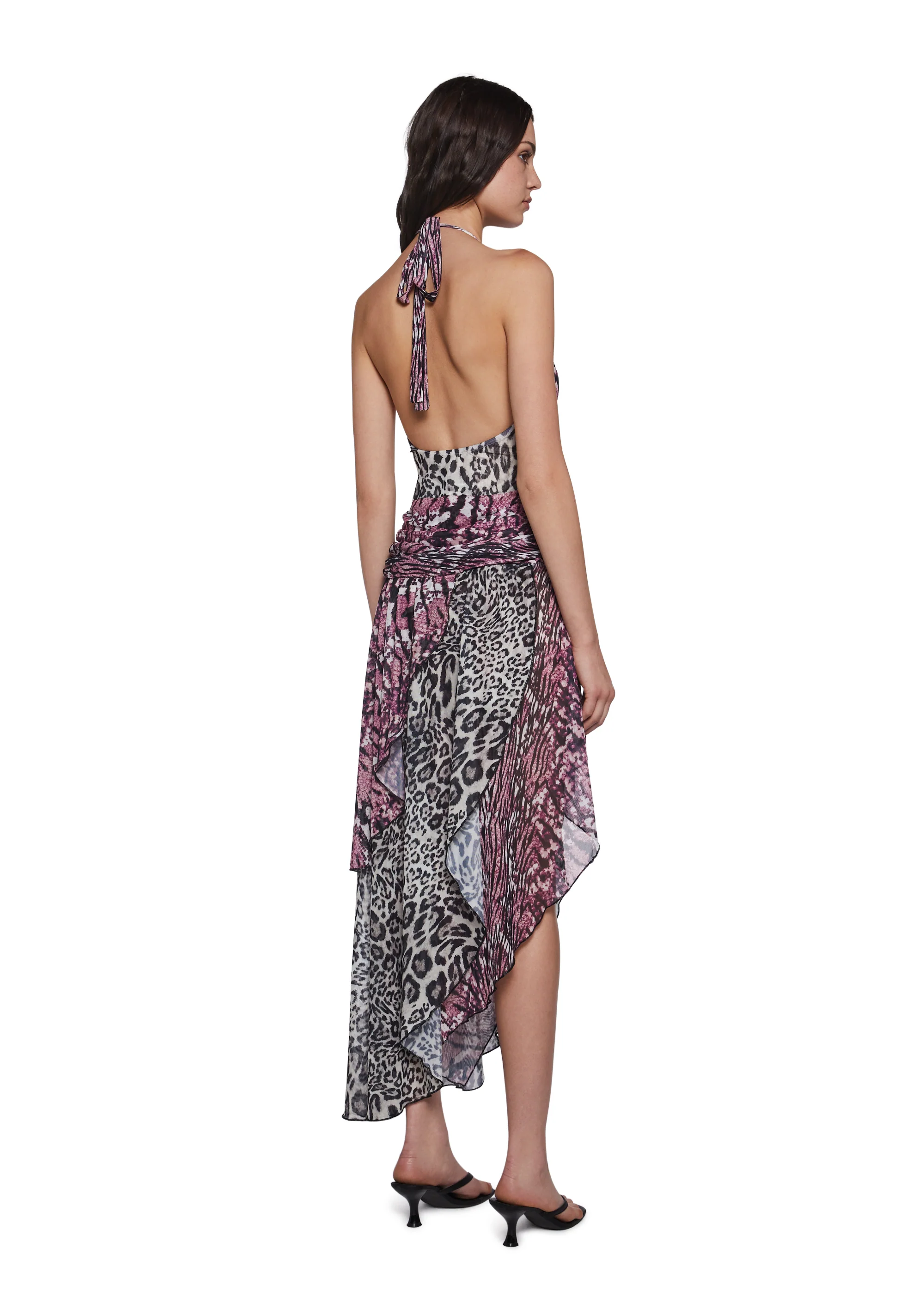 Tropical Vice Asymmetrical Dress - Image 4