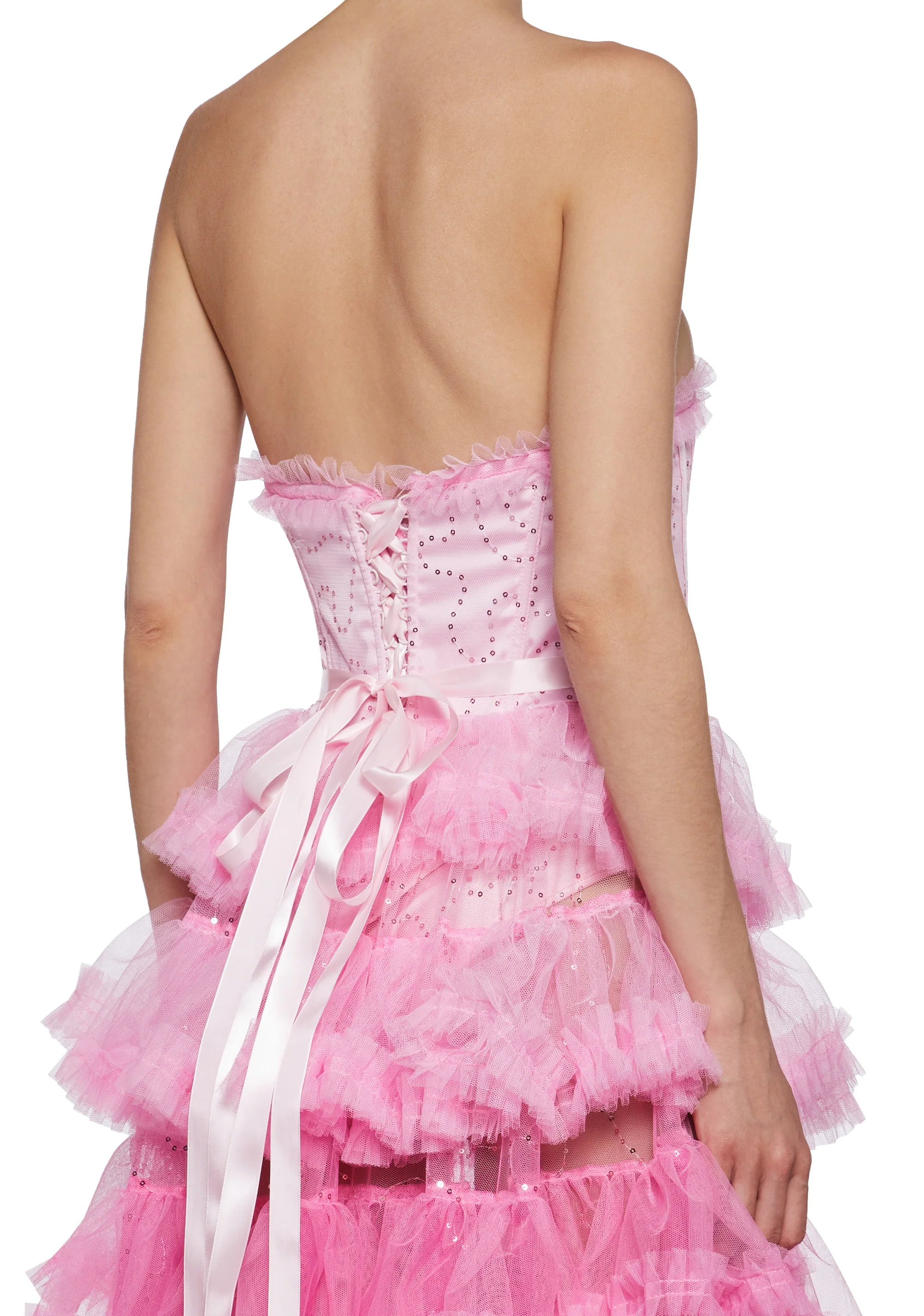 At The Altar Maxi Dress - Pink - Image 5