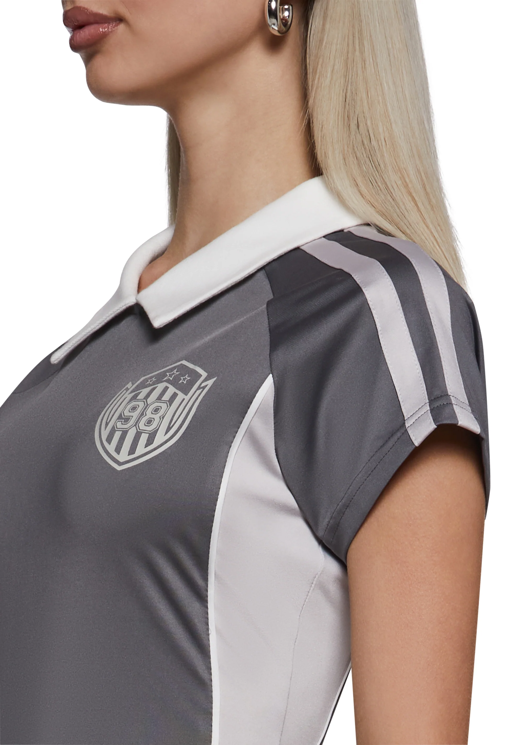 Triple Threat Fitted Polo Top - Image 7