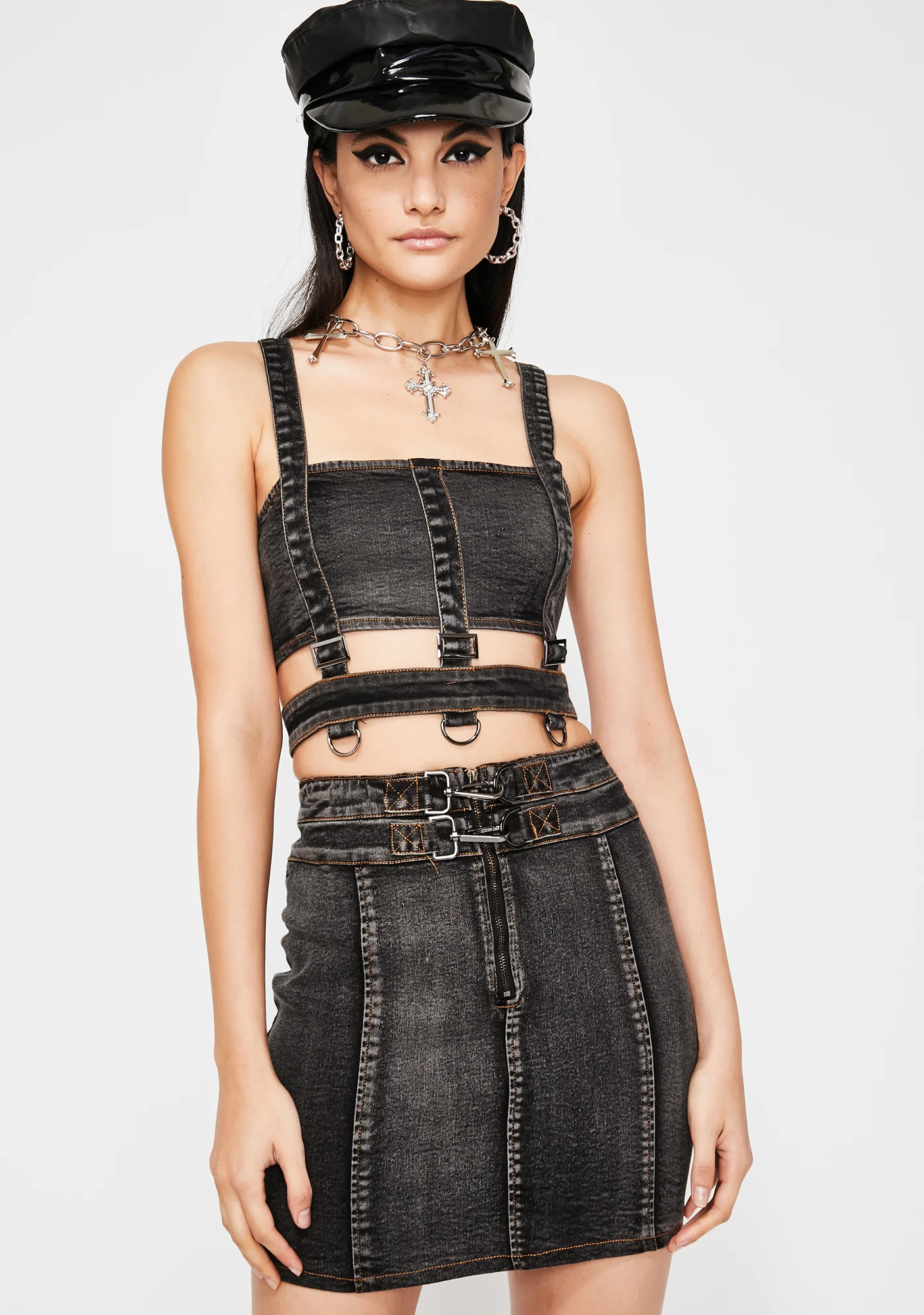 Atomic Crusher Denim Skirt - Image 2