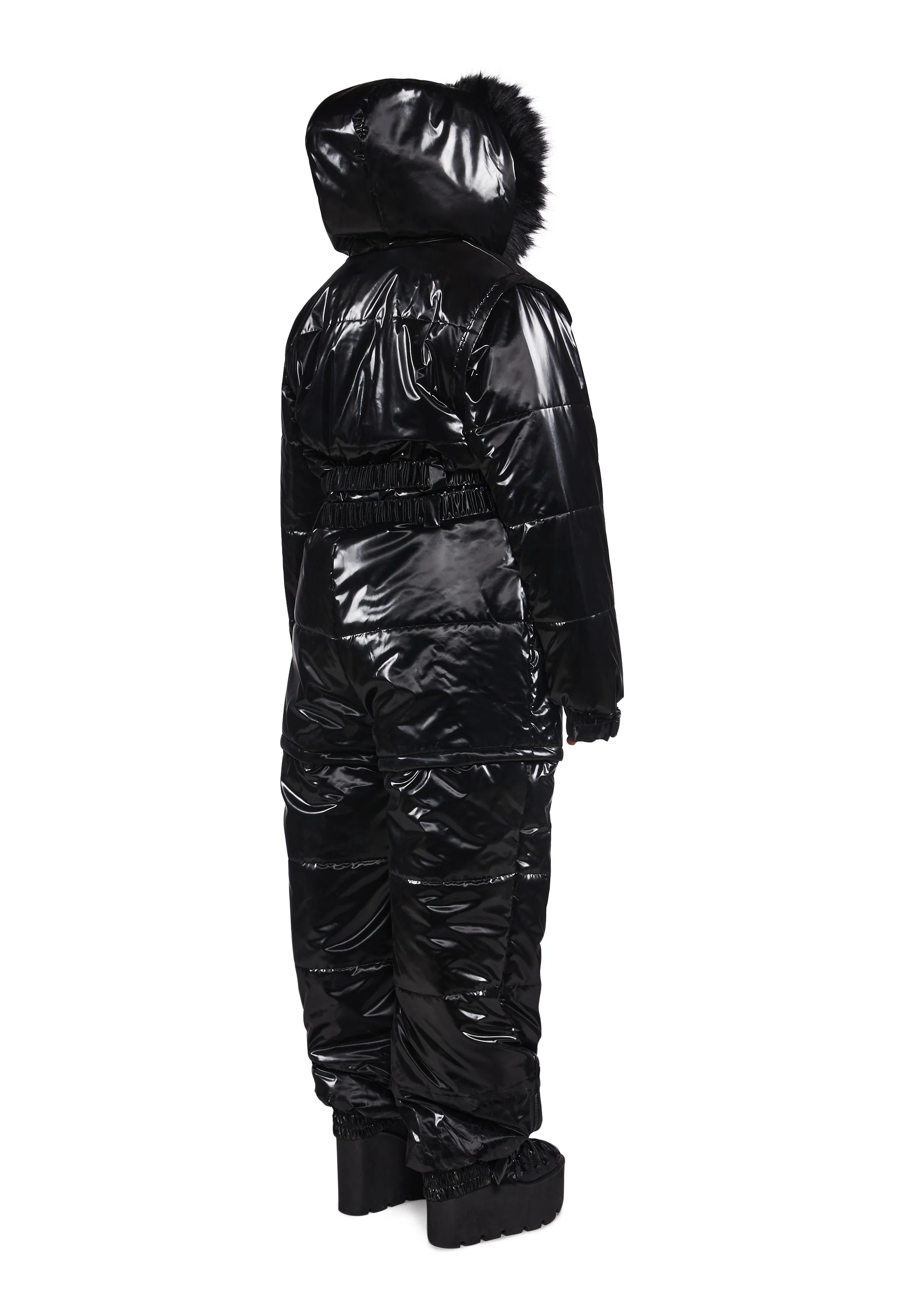 Aurora Beam Liquid Velvet Snowsuit - Black - Image 12