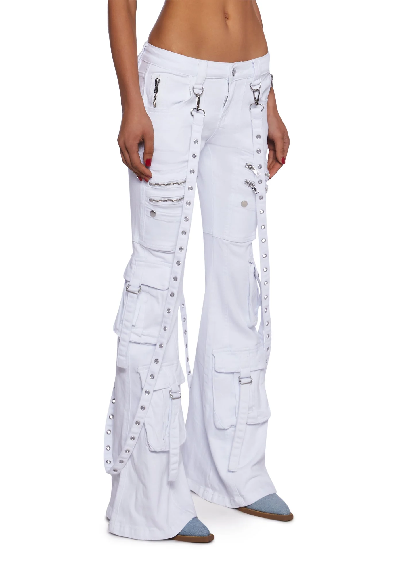 Aurora Cargo Jeans - White - Image 3