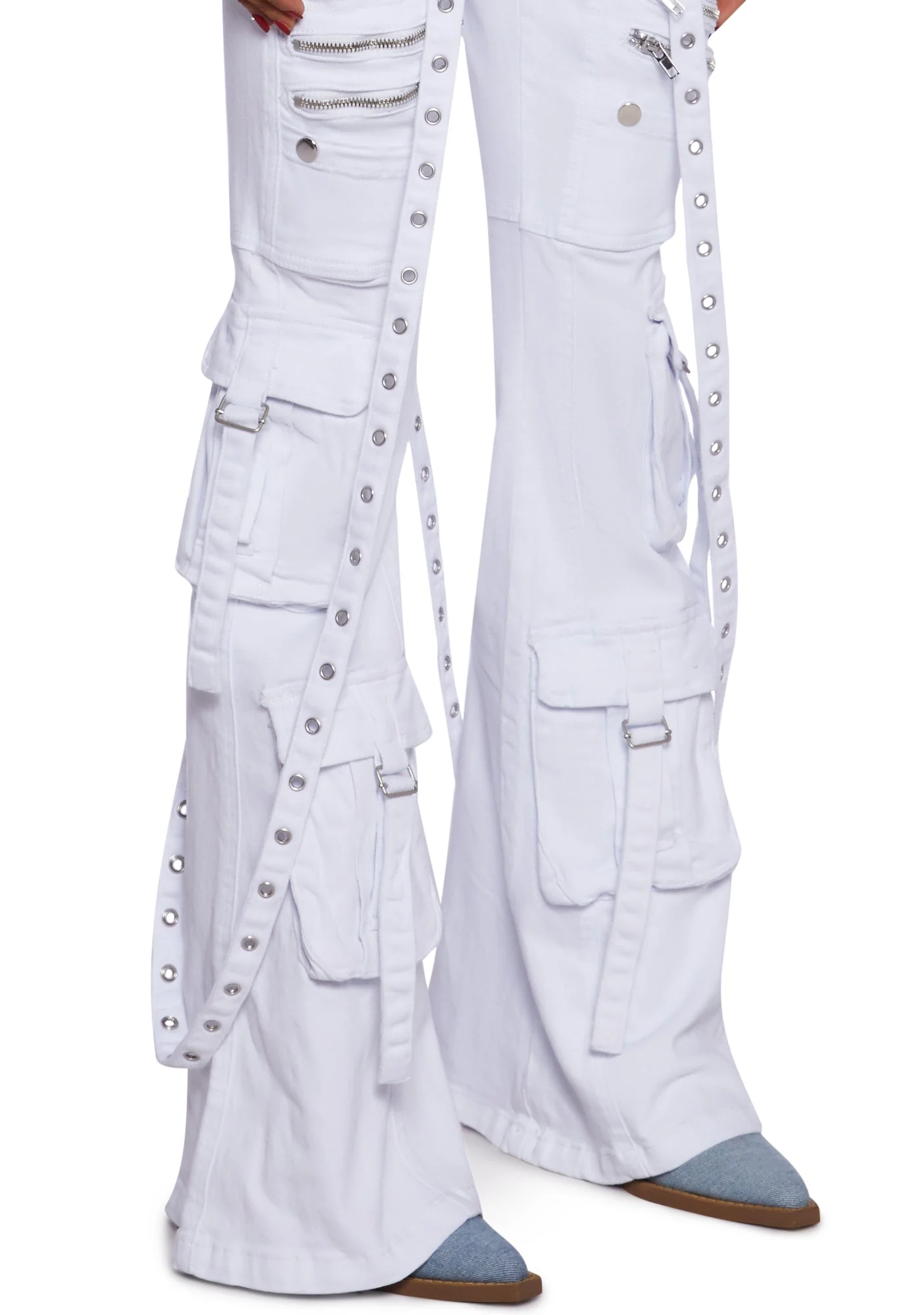 Aurora Cargo Jeans - White - Image 6