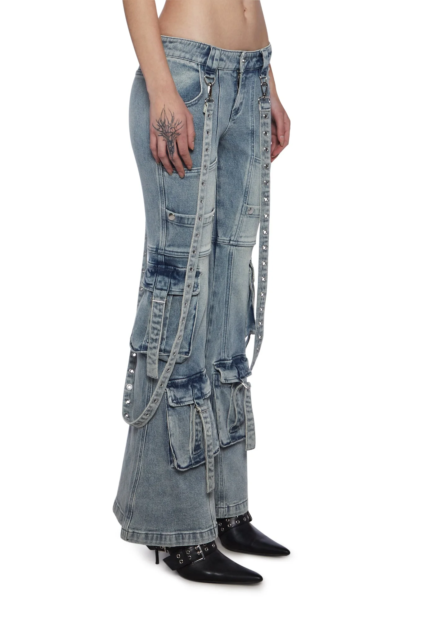 Aurora Cargo Jeans - Light Blue - Image 3