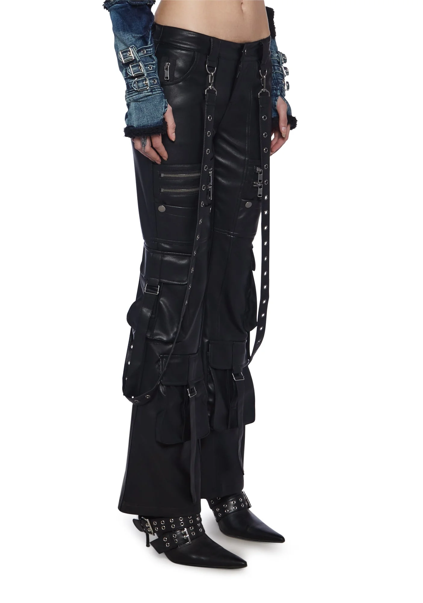 Aurora Cargo Jeans - Black - Image 3