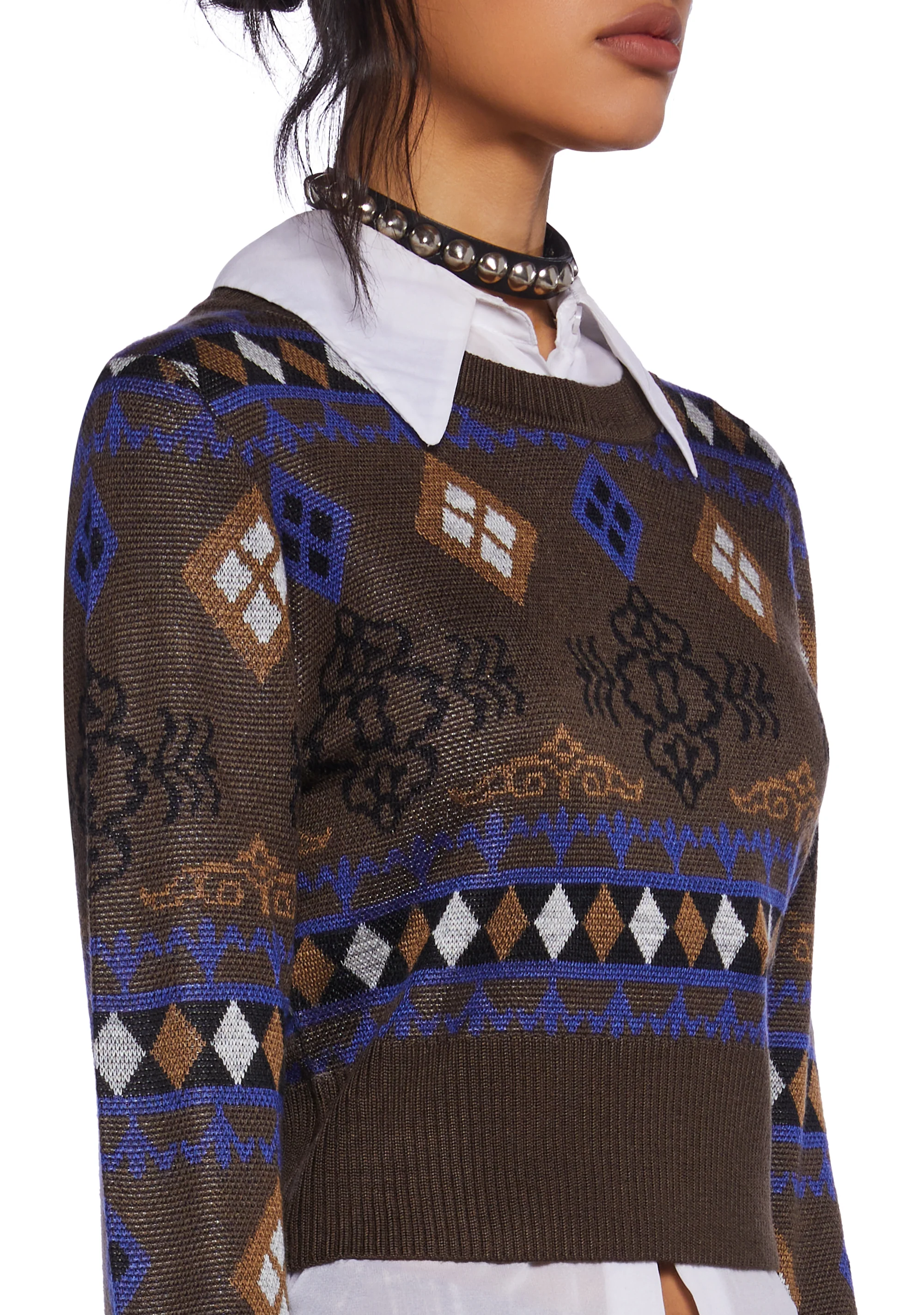 Autumn Edge Knit Sweater - Image 2