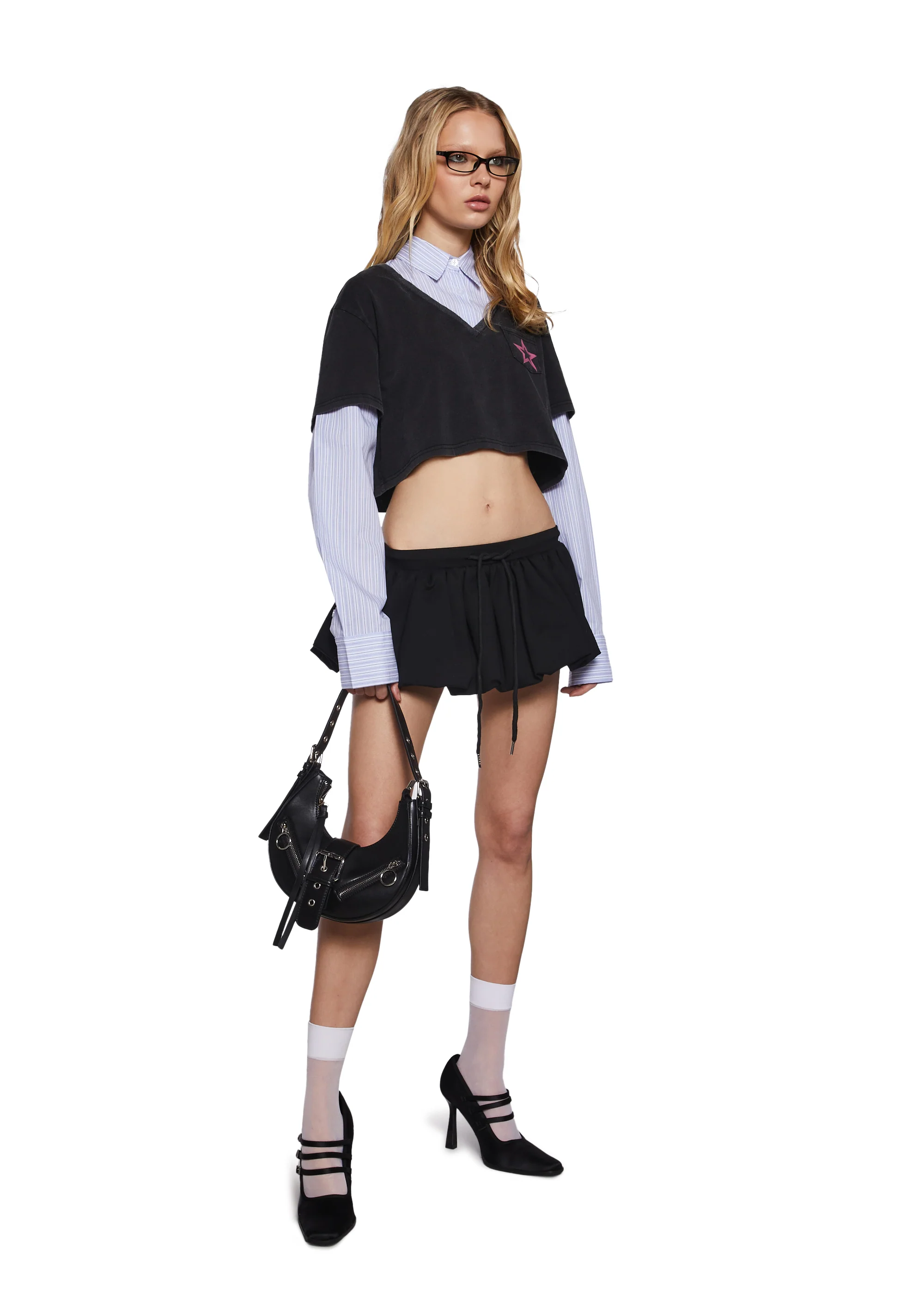 Azure Graphic Long Sleeve Top - Image 2