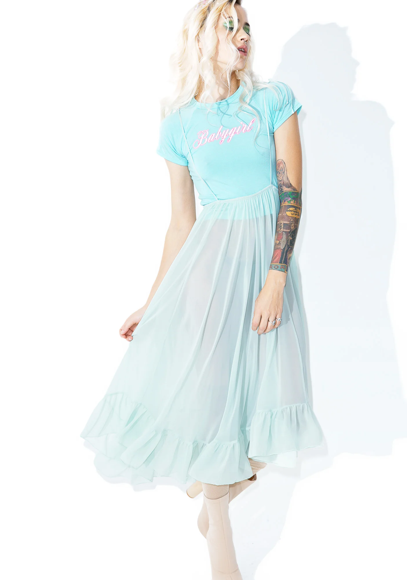 Baby Girl Crop Tee - Image 3