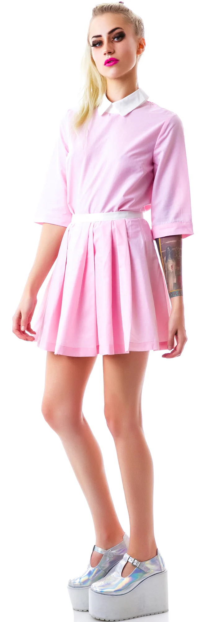 Baby Gurl Pleated Skirt - Image 9