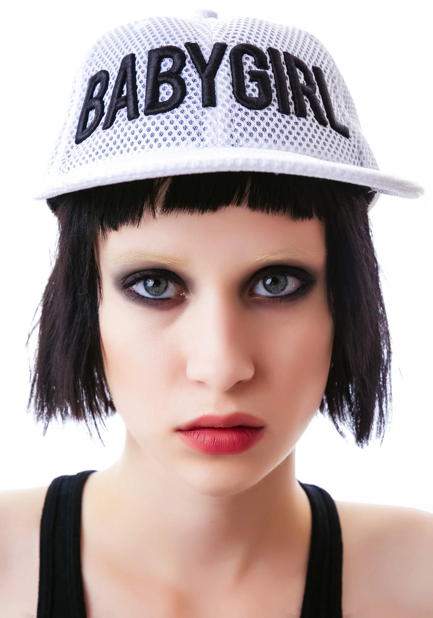 Babygirl White Mesh 6-Panel Cap - Image 3
