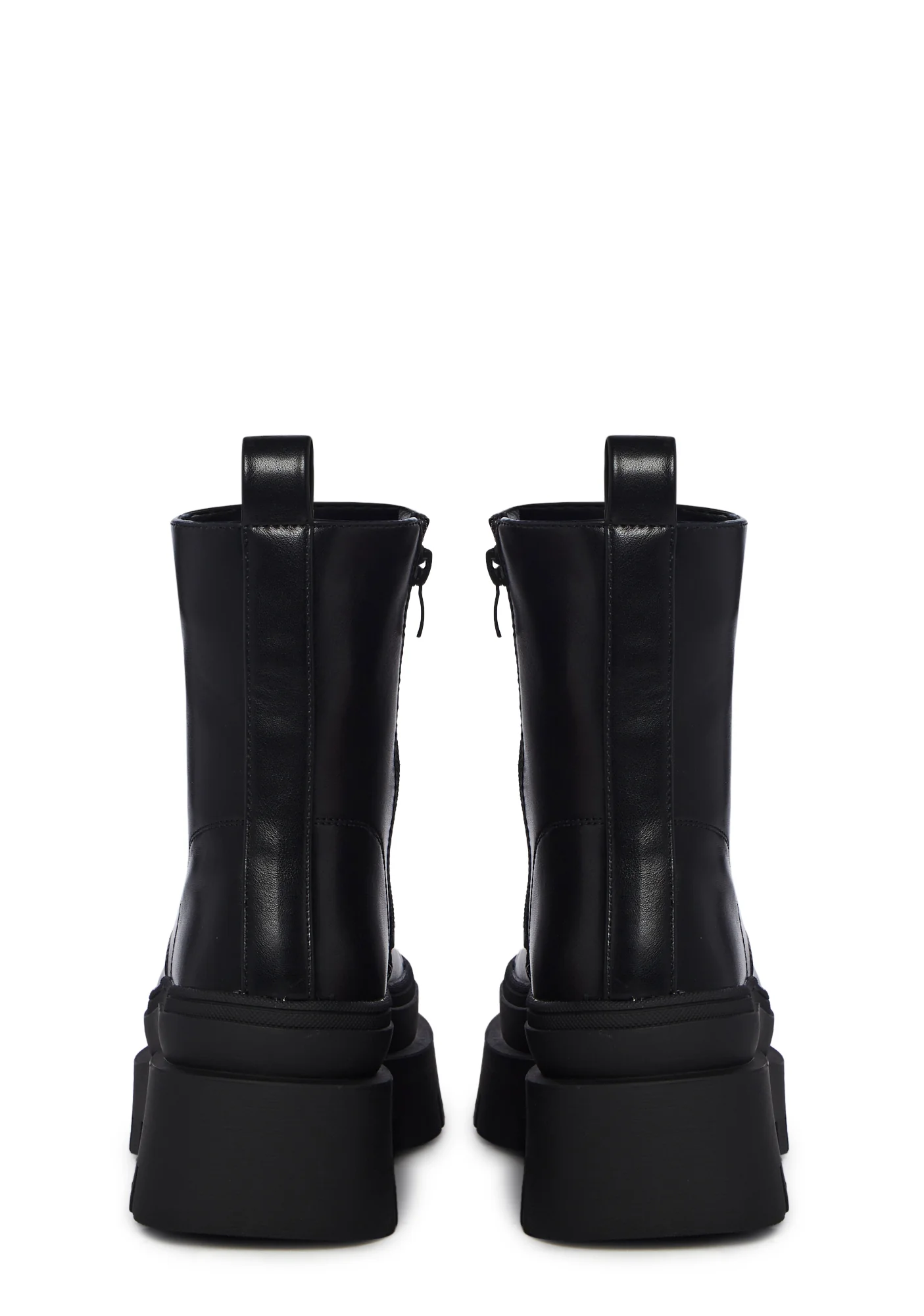 Back N’ Forth Combat Boots- Black - Image 4