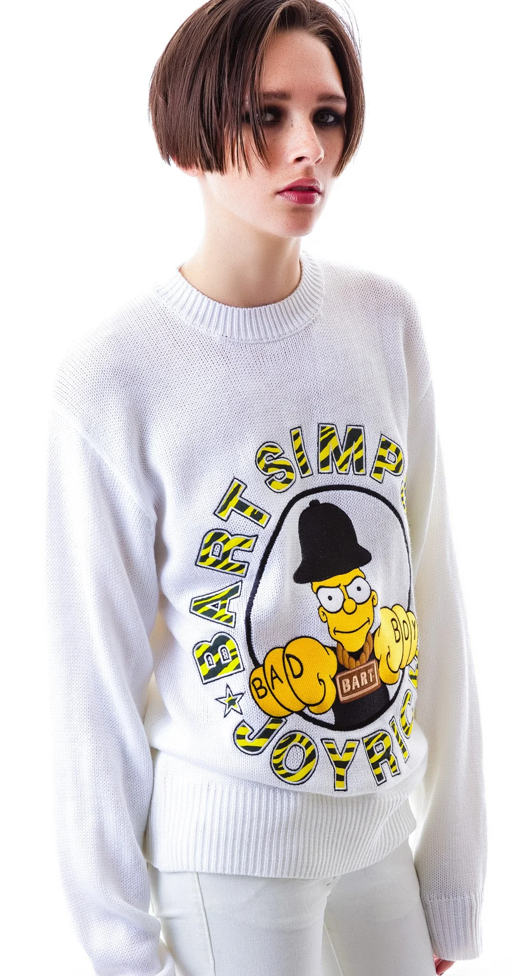 Bad Boy Bart Knit Crew - Off White - Image 4