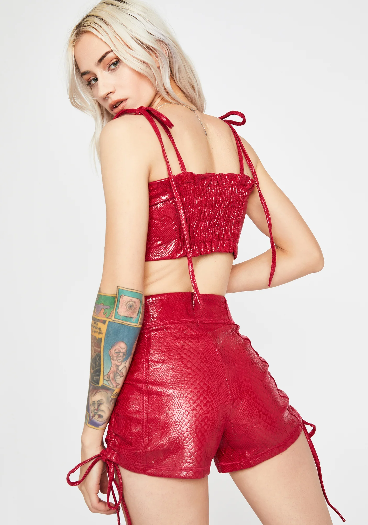 Bad N' Bitten Ruched Shorts - Image 4