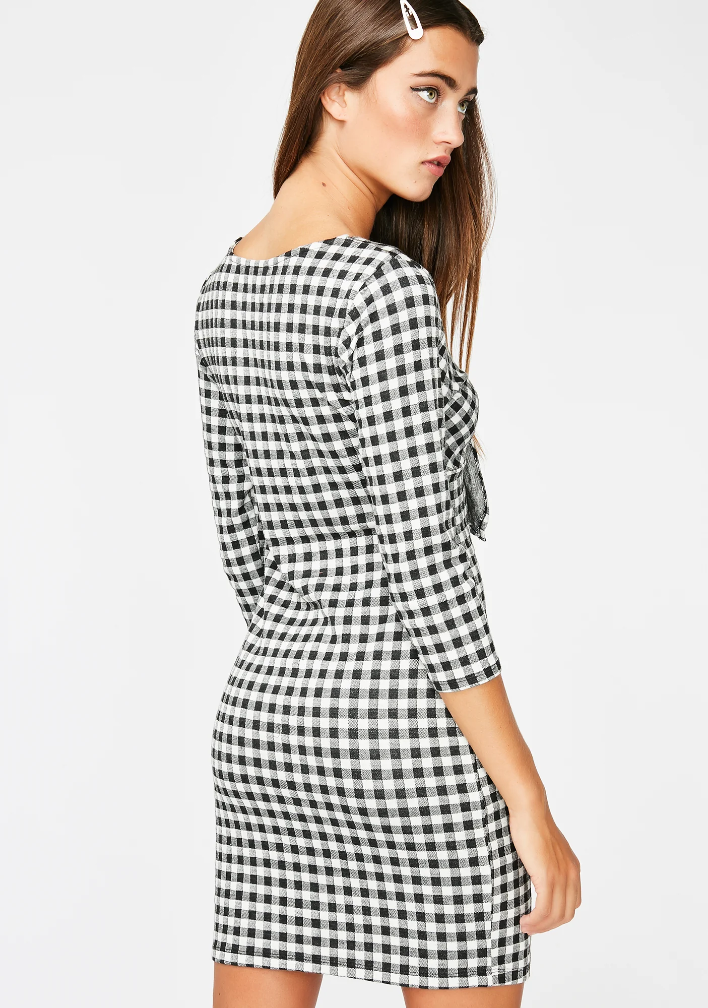 Bad News Gingham Dress - Image 4
