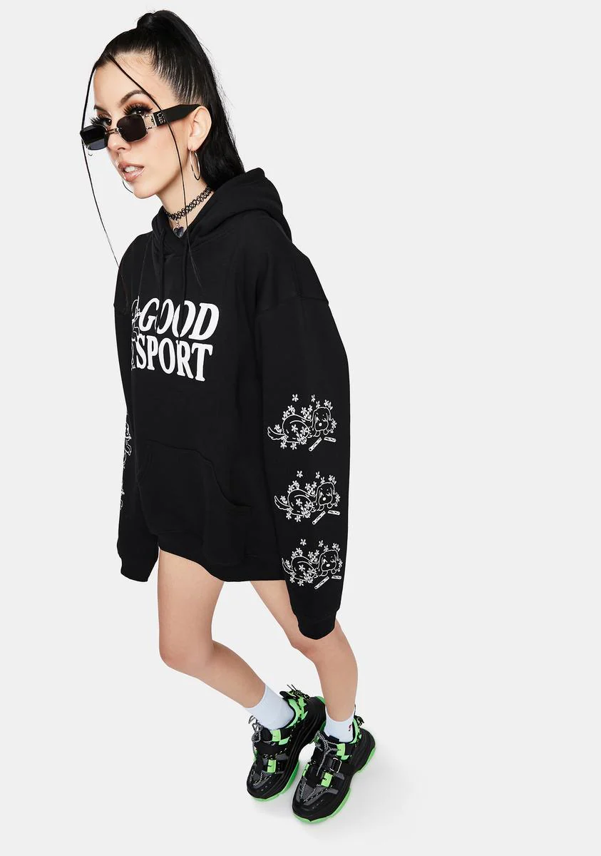 Bad Sport Graphic Hoodie - Image 3