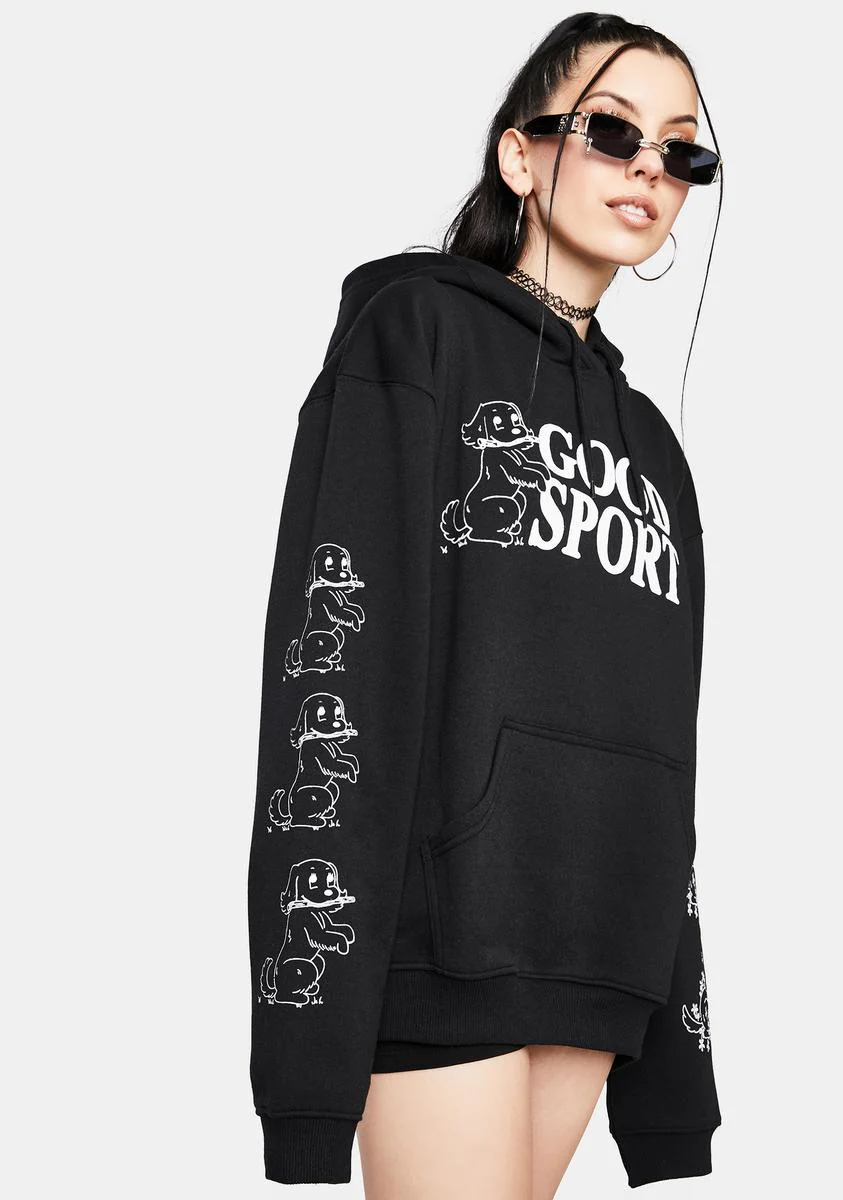 Bad Sport Graphic Hoodie - Image 4