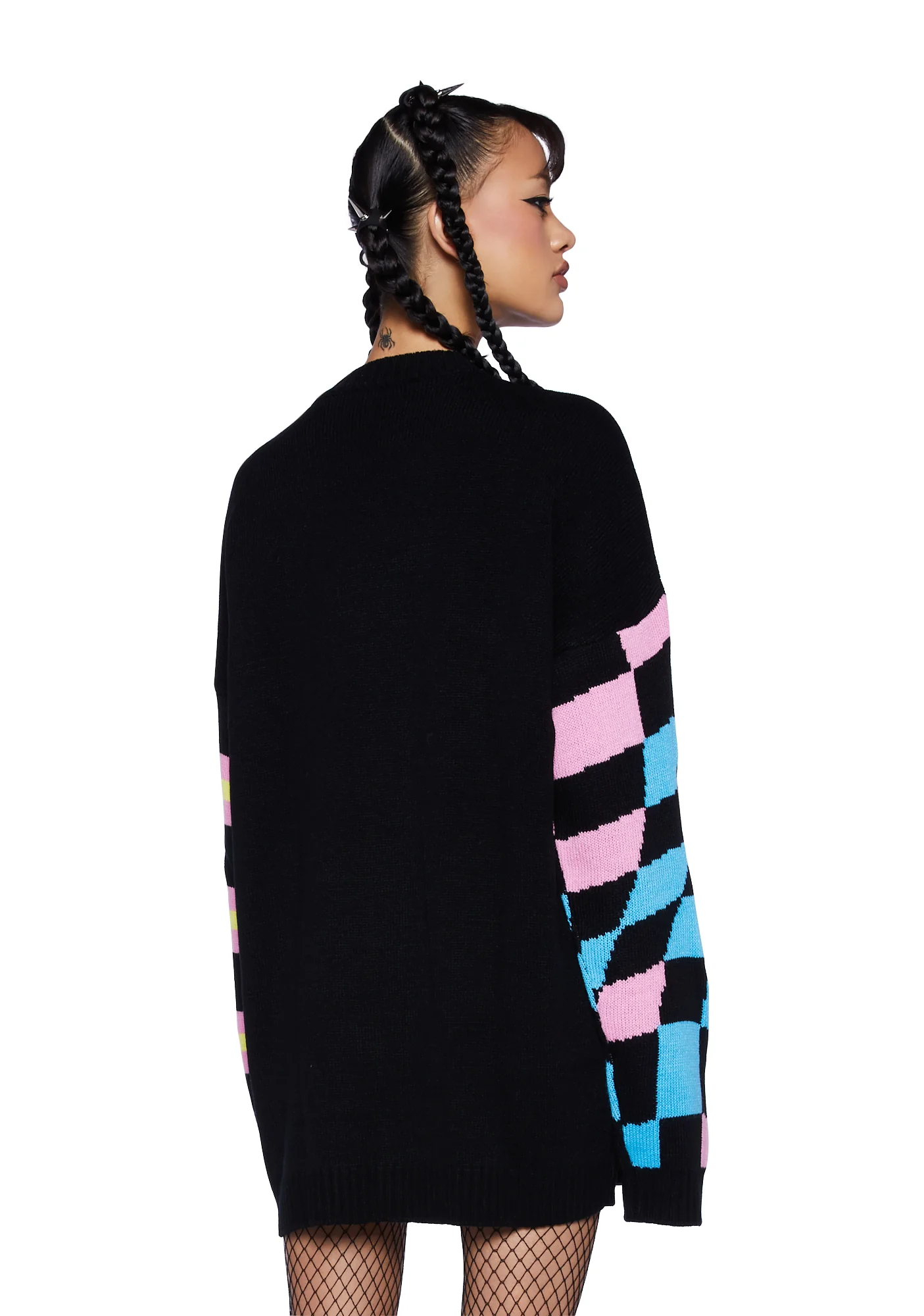 Rebel Star Intarsia Sweater - Image 4
