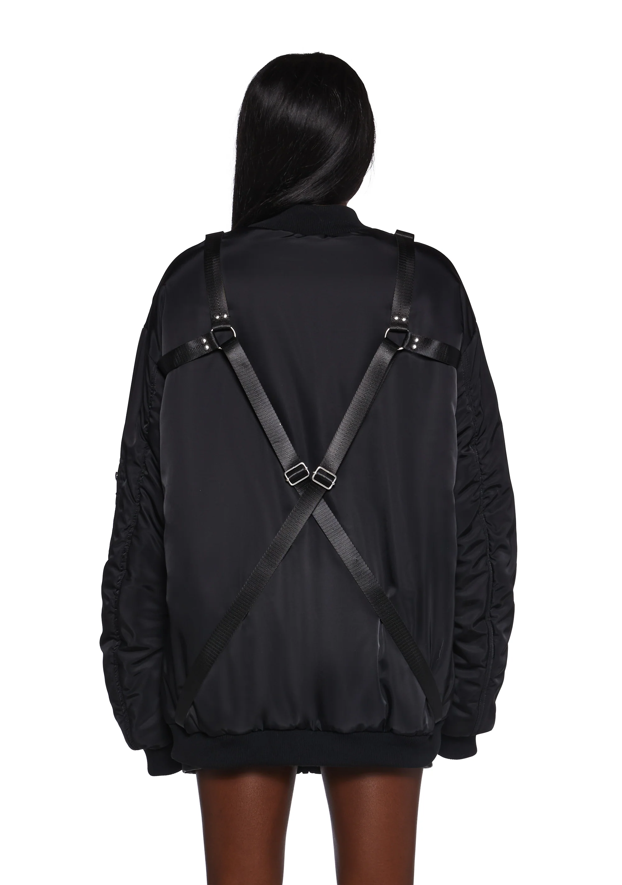 Baddie Undercover Oversized Bomber Jacket - Image 5