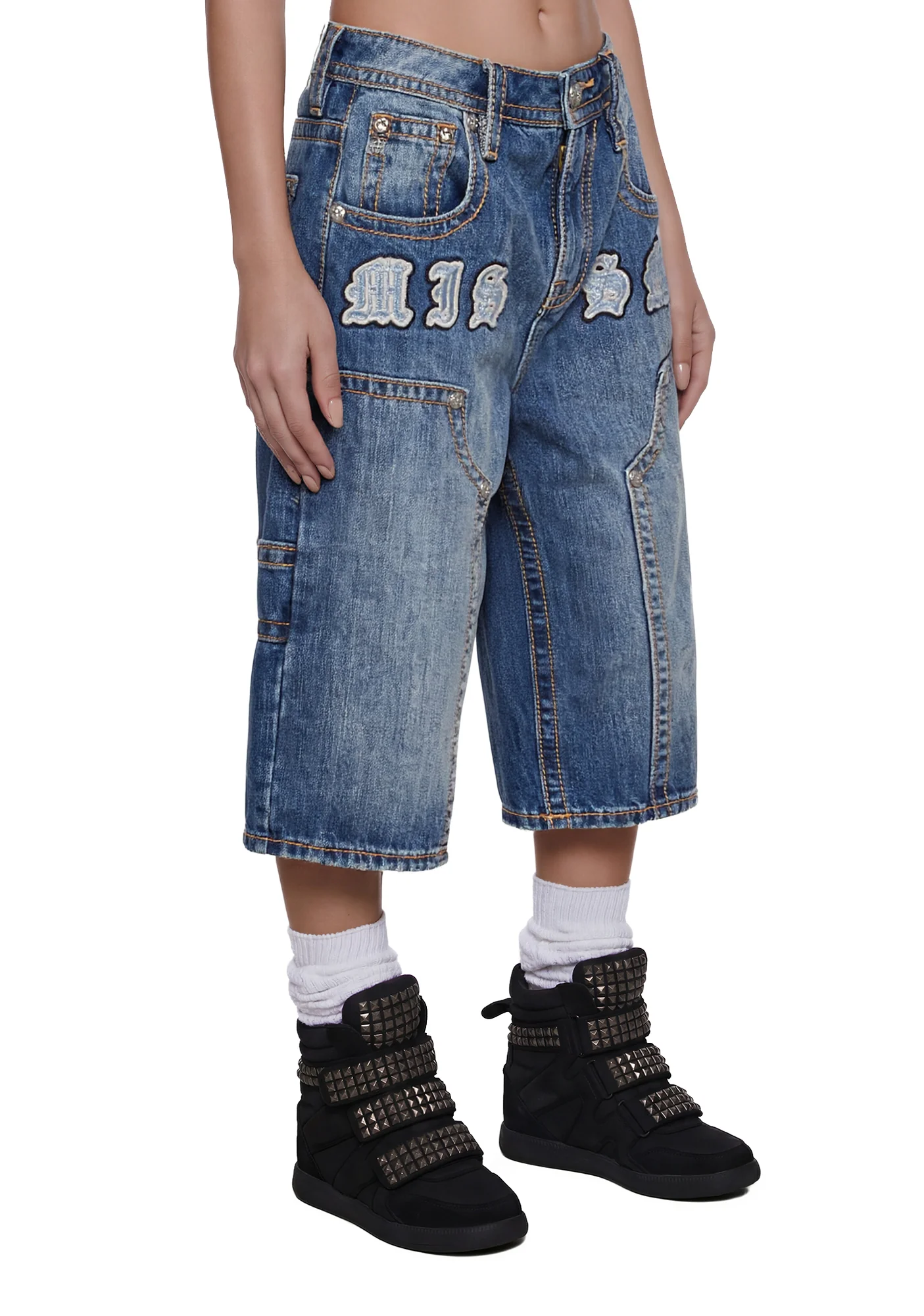 Kaitlyn Baggy Utility Jorts - Image 4