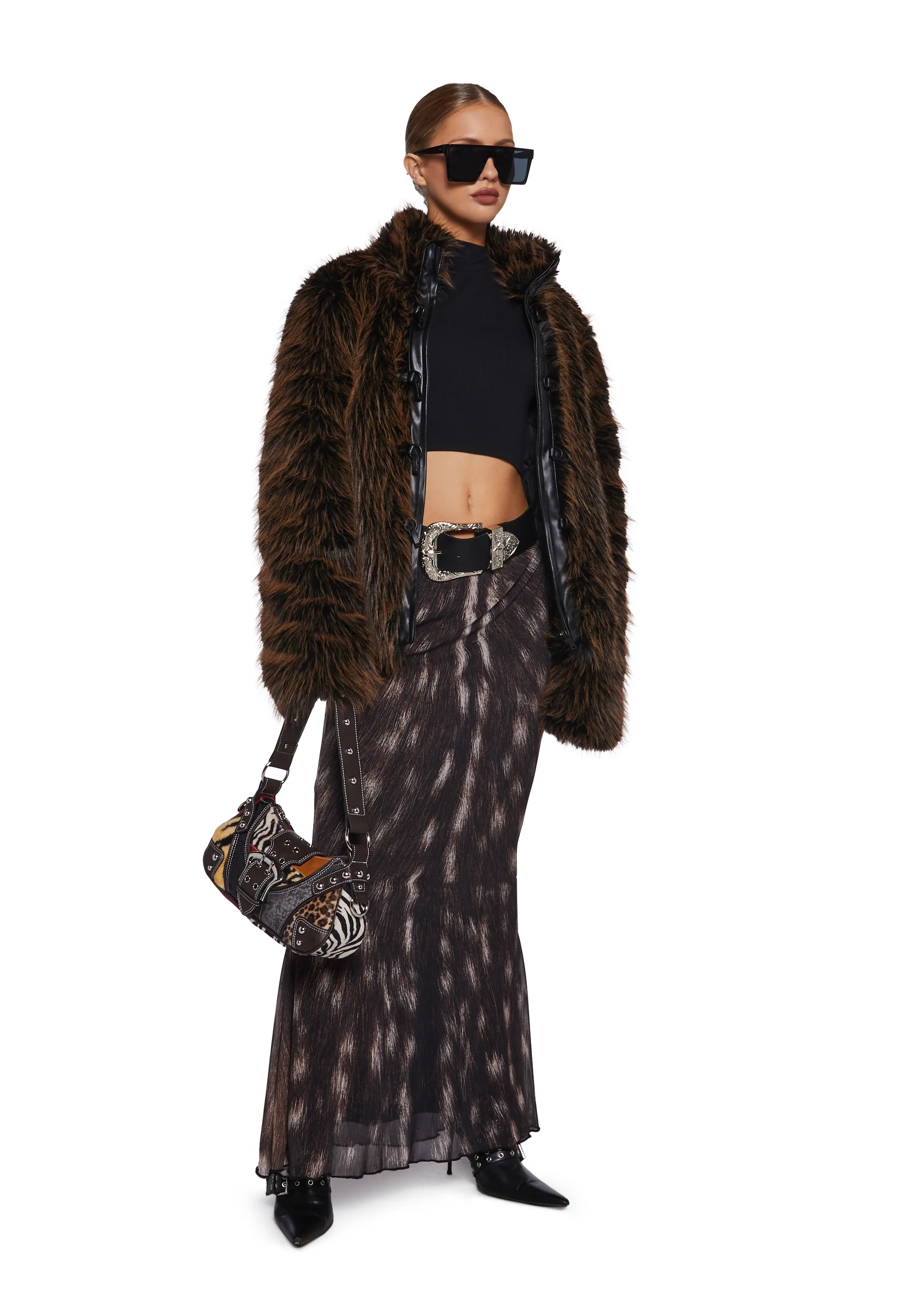 Bambi Print Maxi Skirt - Image 2