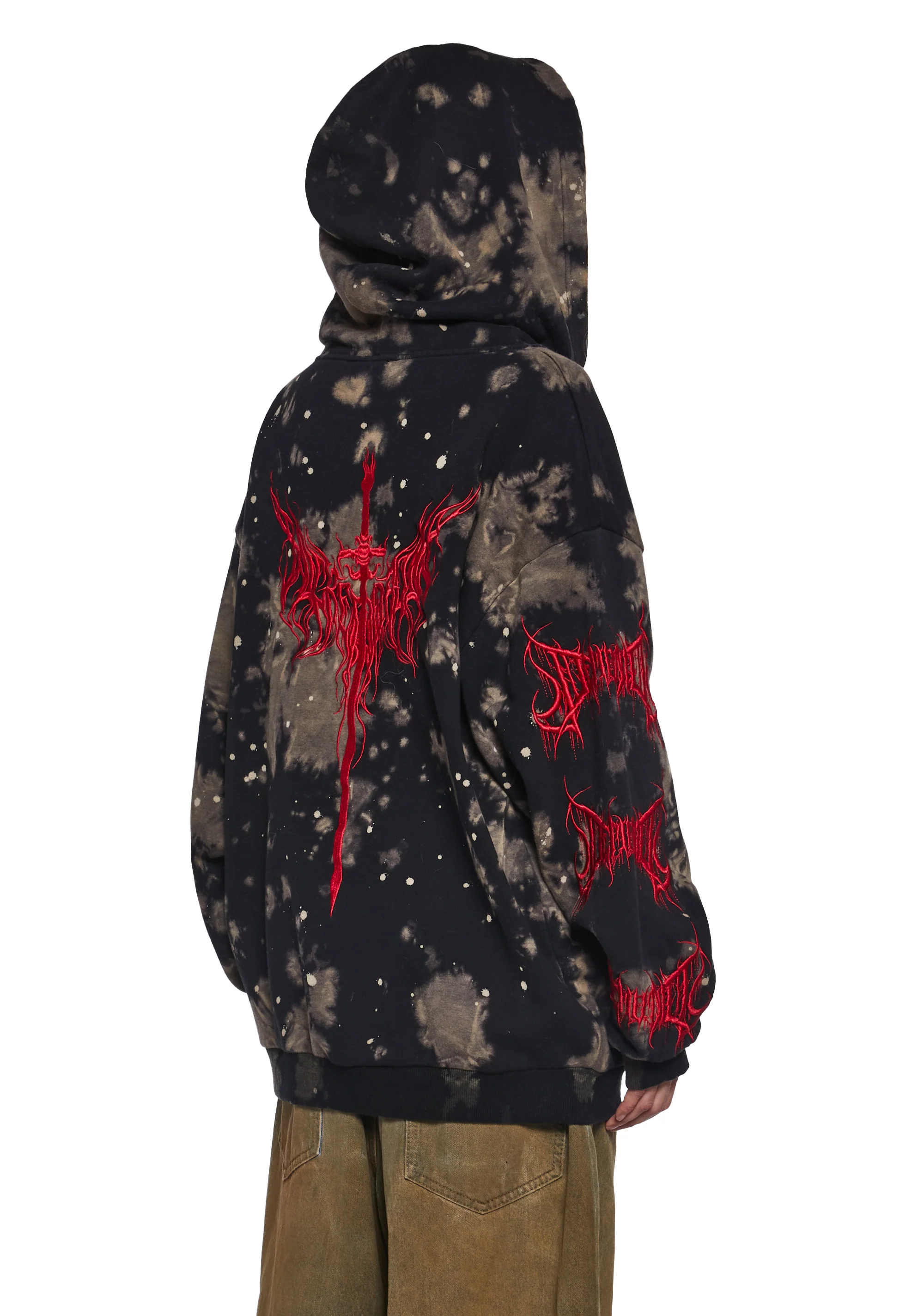 Baphomet Ritual Printed Hoodie - Image 4