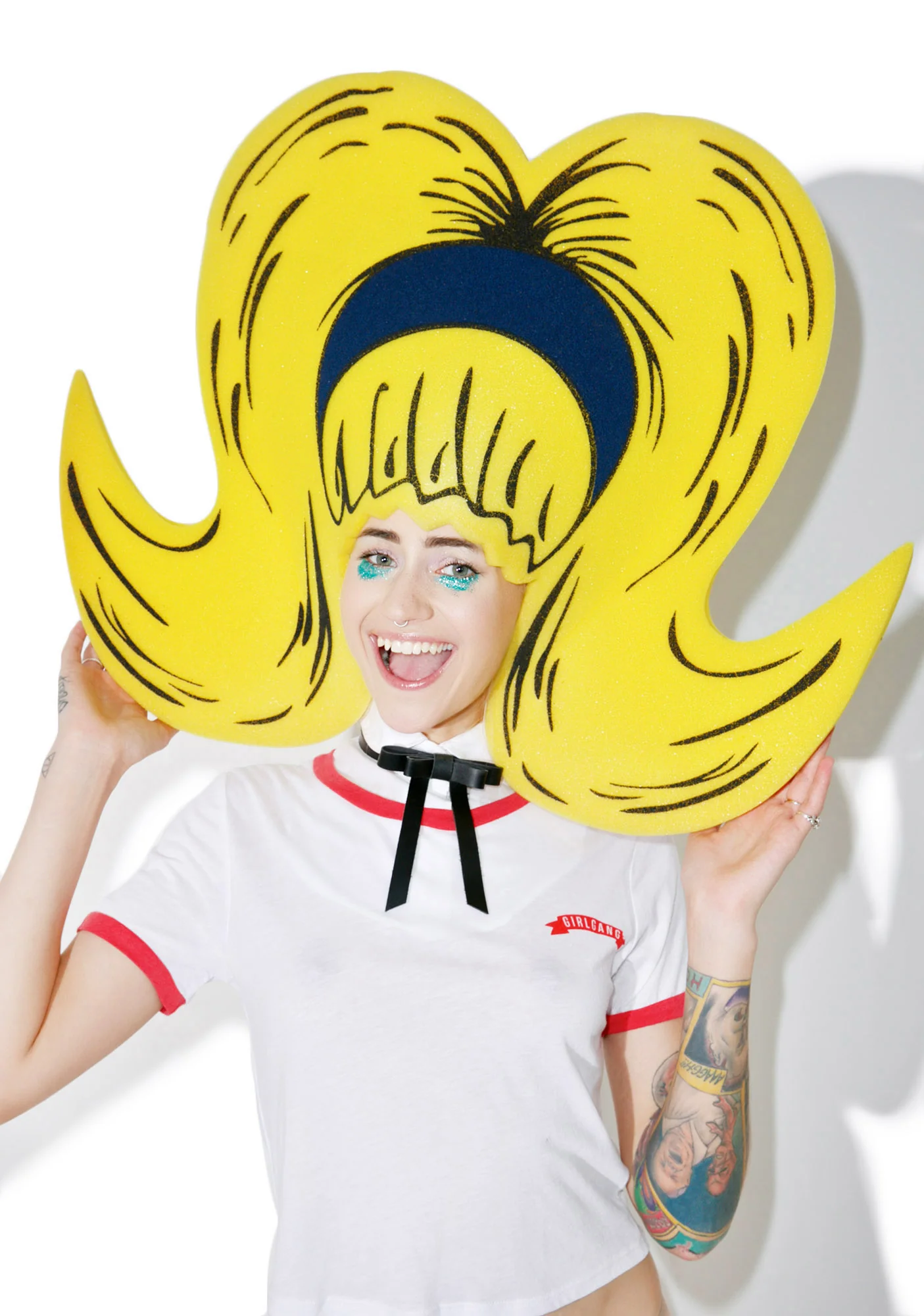 Barb Bouffant Foam Wig - Image 2