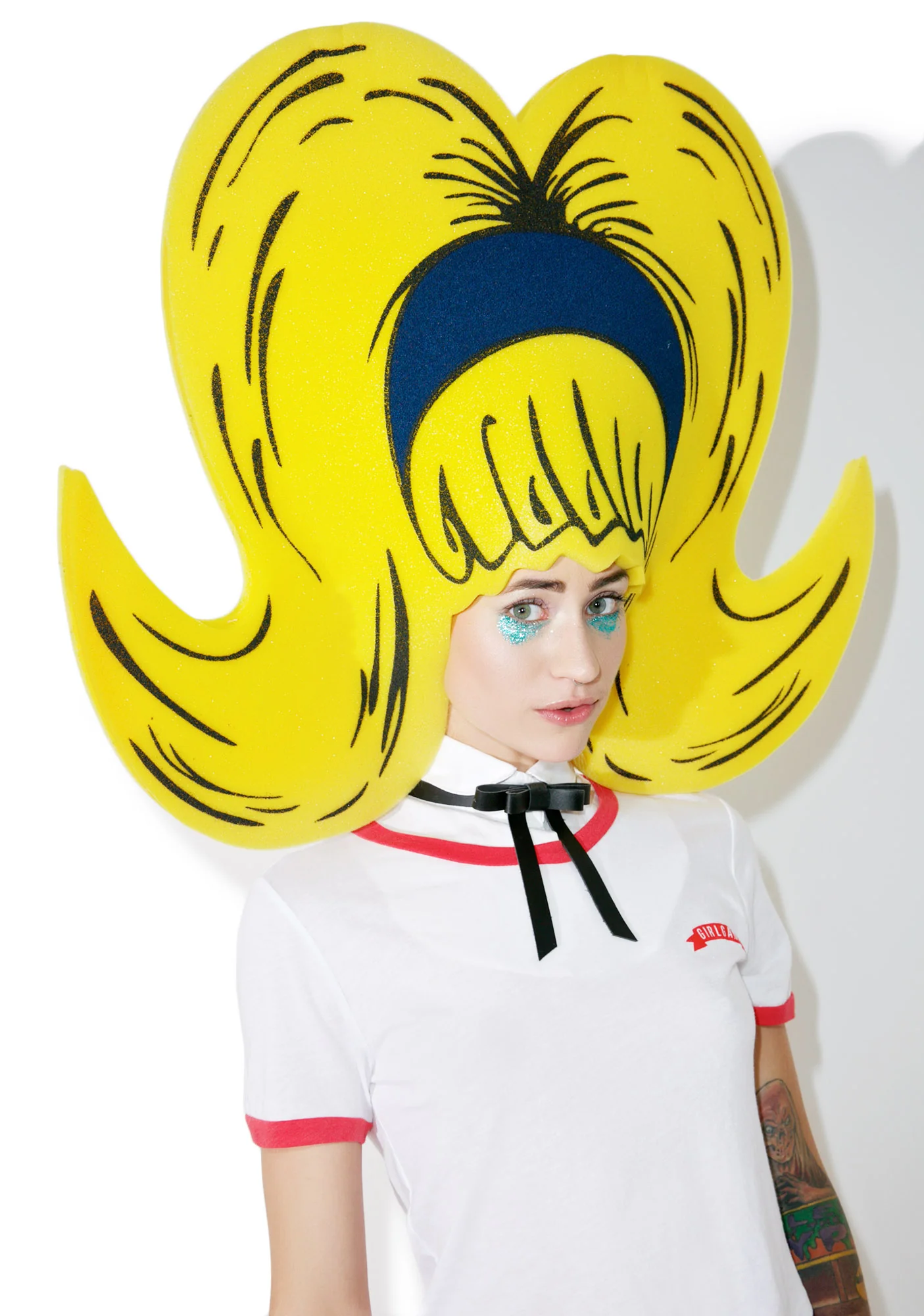 Barb Bouffant Foam Wig - Image 5