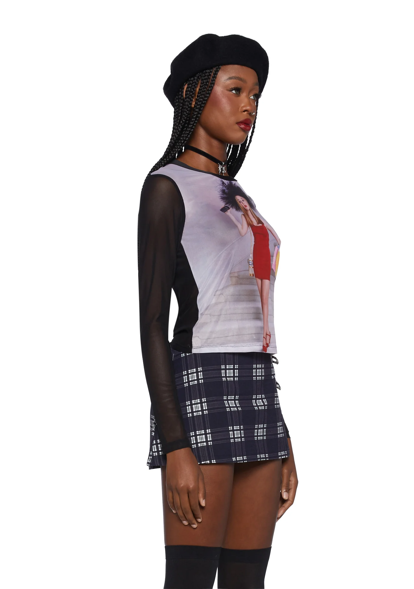 Barney Repeller Mesh Top - Image 3