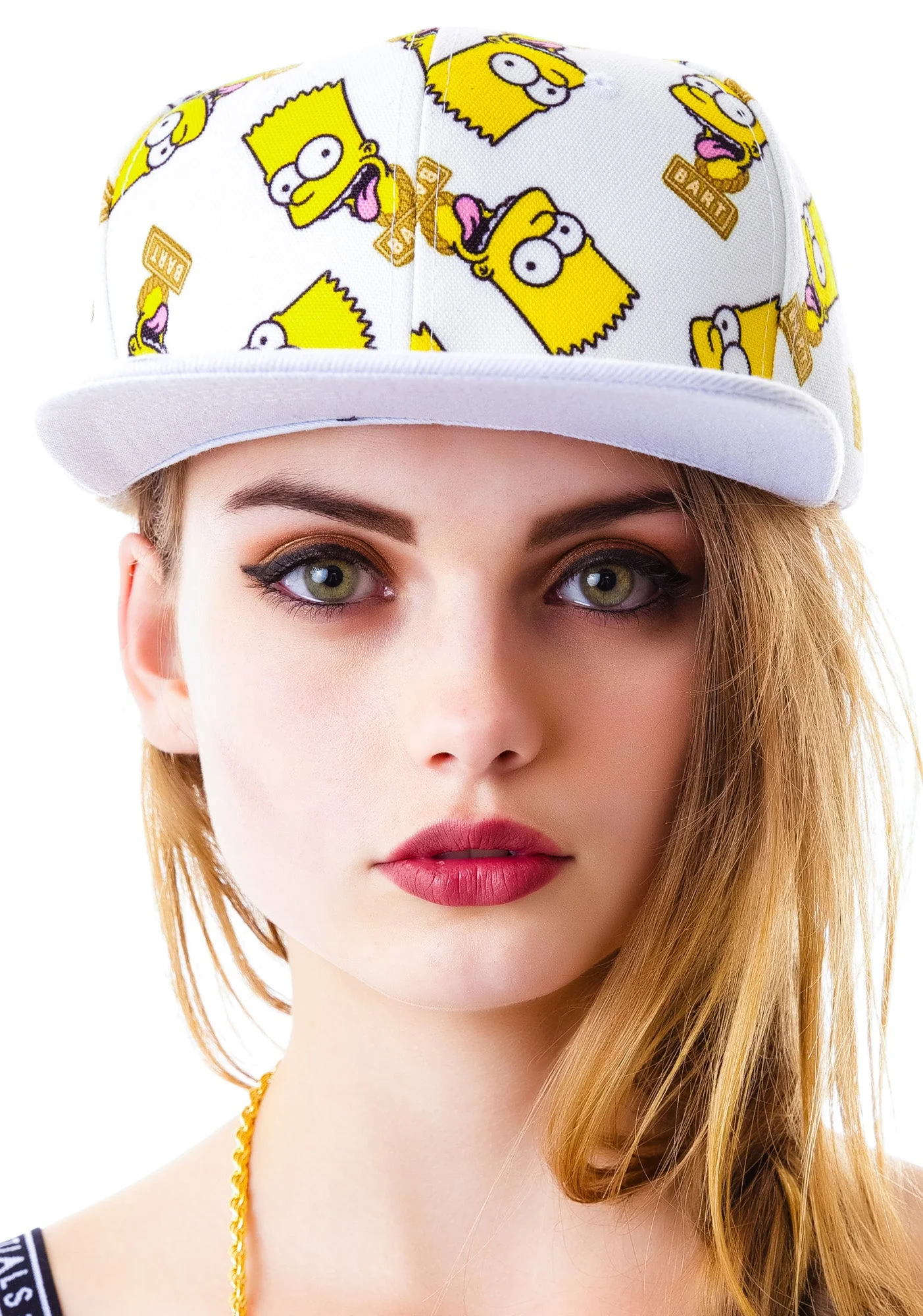 Bart Face Snapback - Black - Image 4