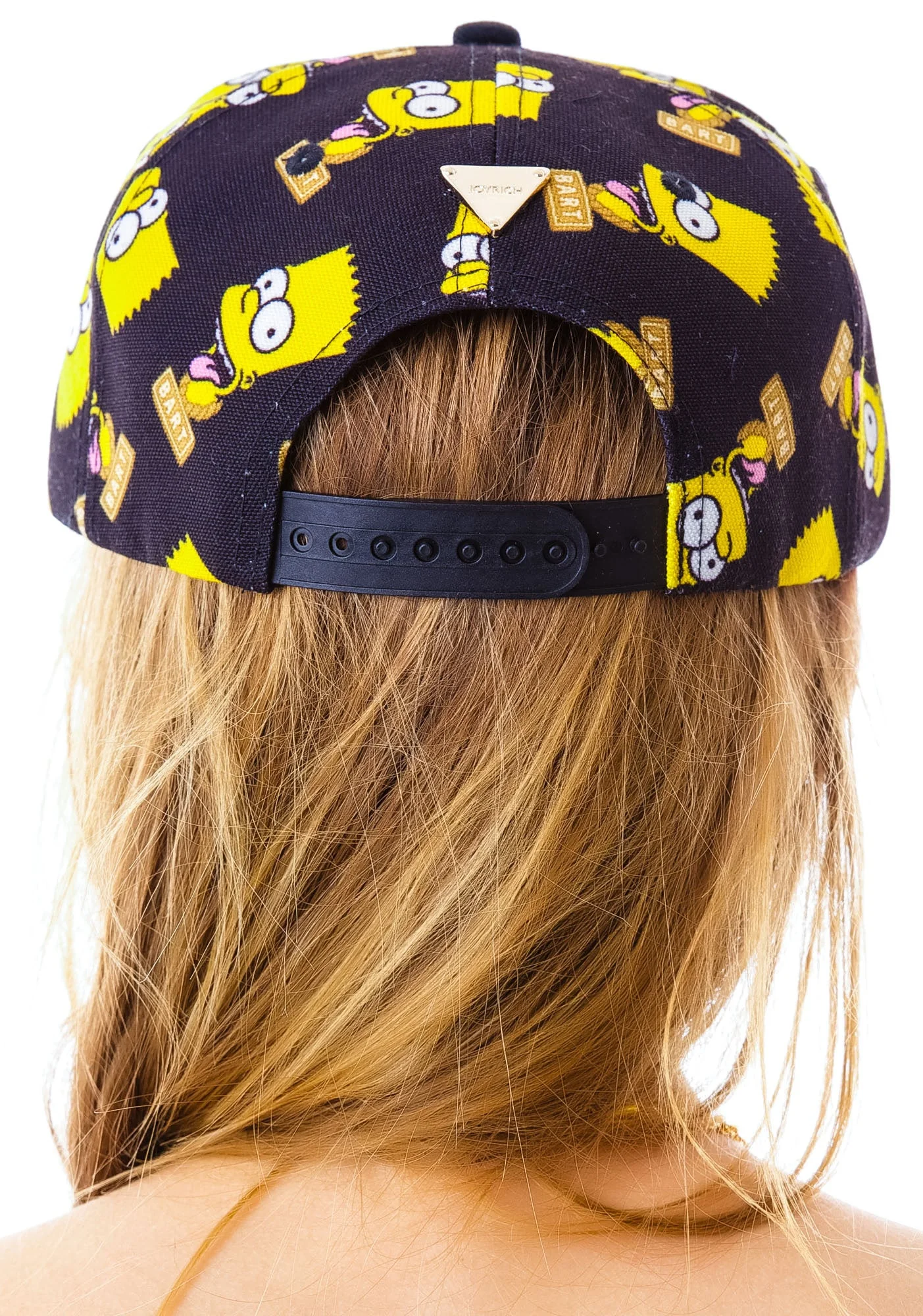 Bart Face Snapback - Black - Image 6