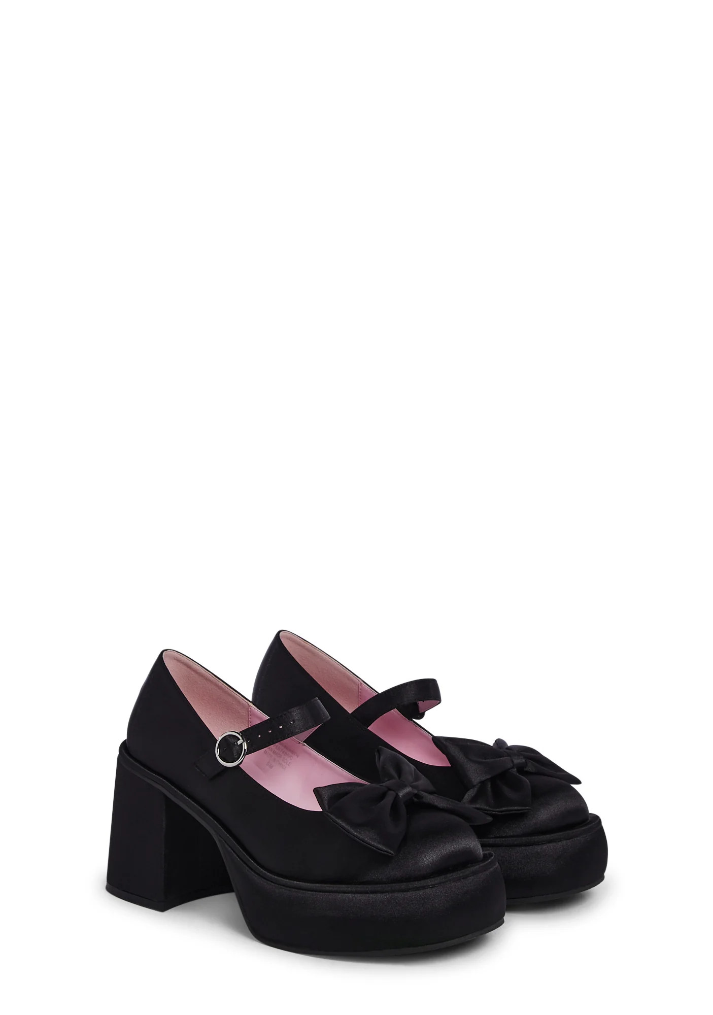 Bashful Bozo Platform Mary Janes - Black - Image 4