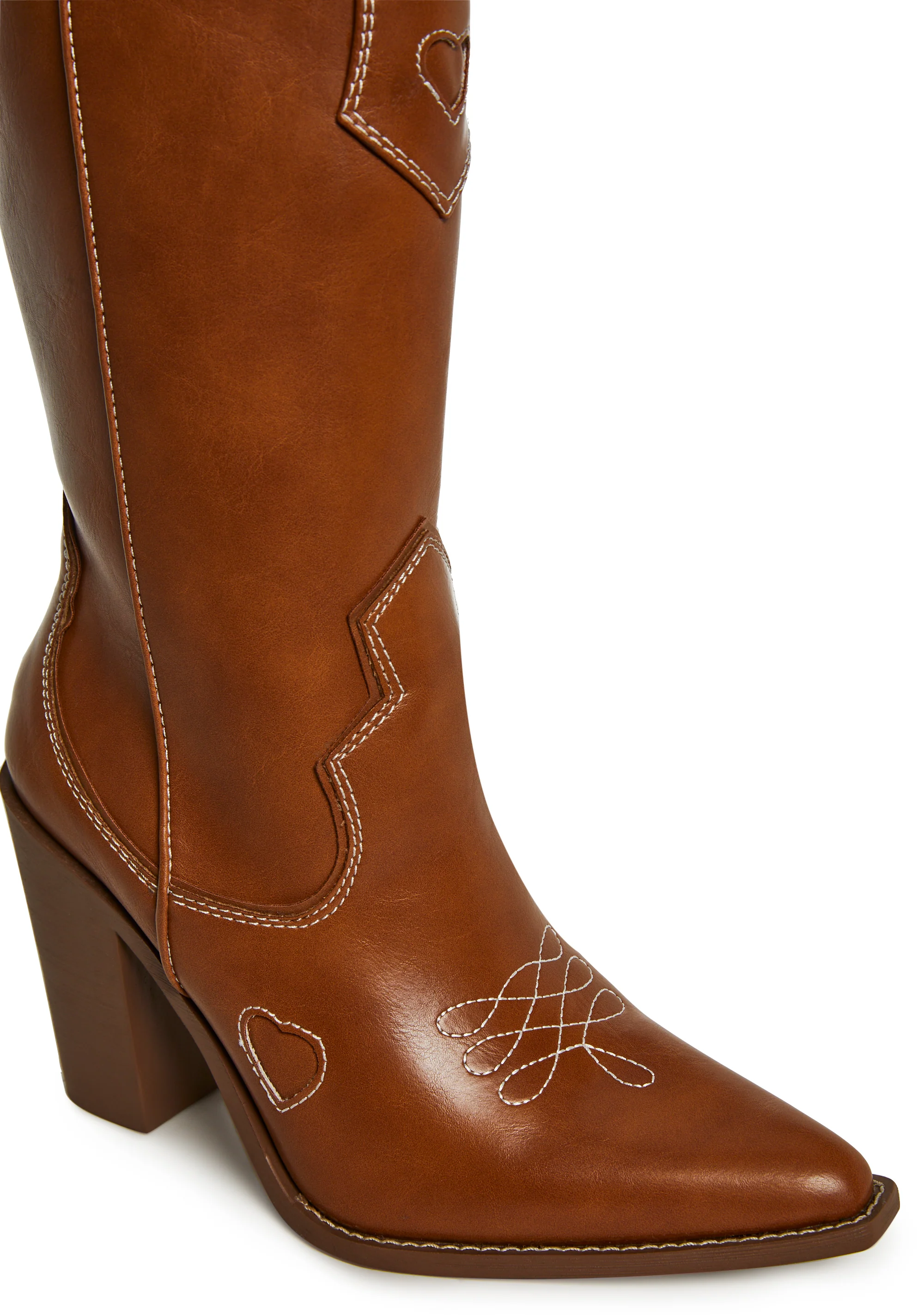 Basic Present Perfect Cowgirl Boot - Carmel - Image 2