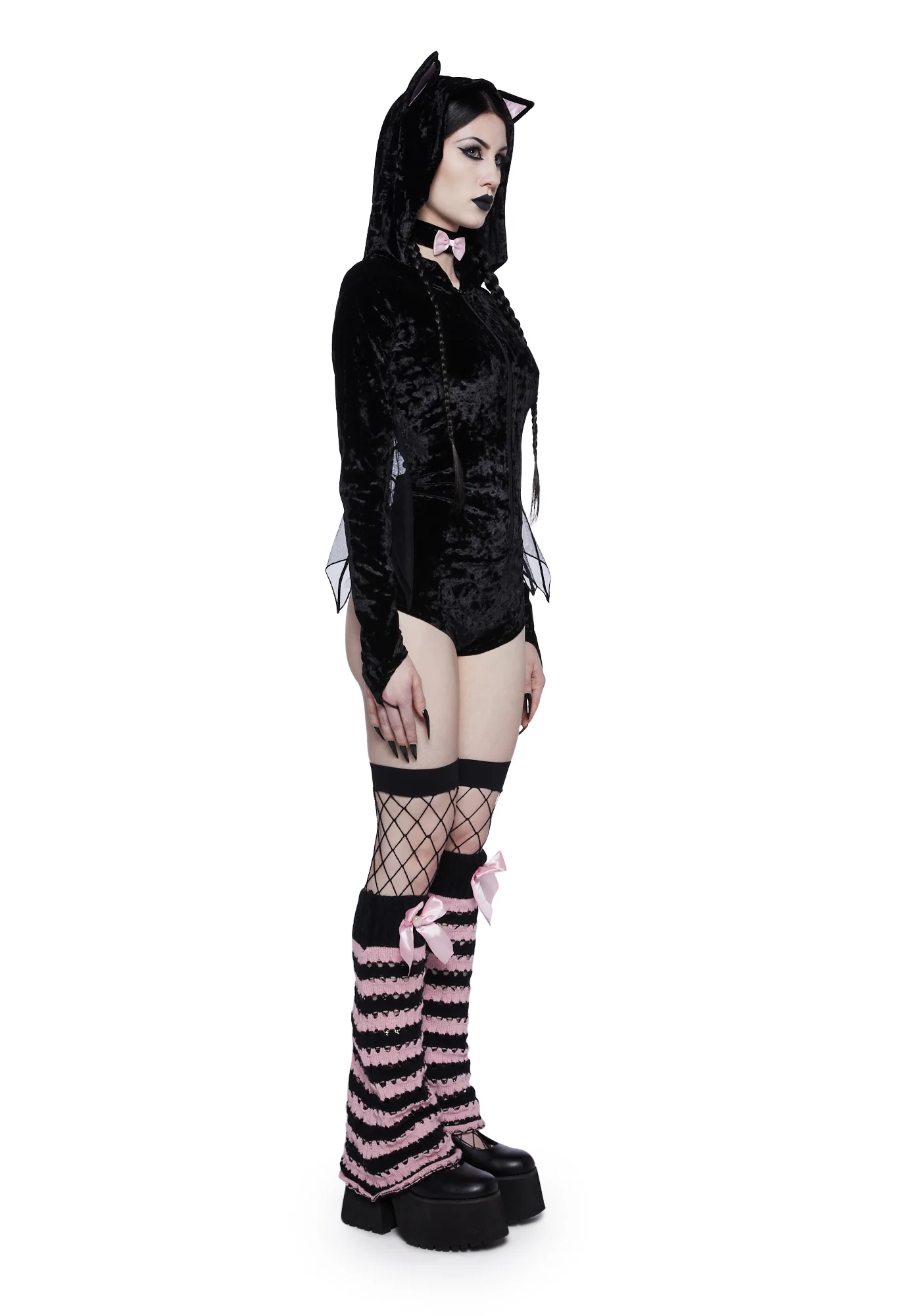 Bat Baddie Bodysuit Costume - Image 3