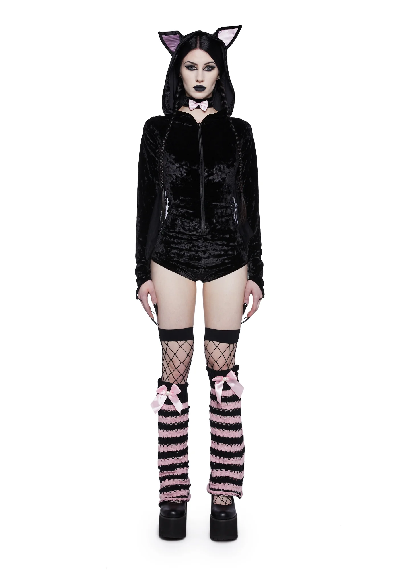 Bat Baddie Bodysuit Costume - Image 5