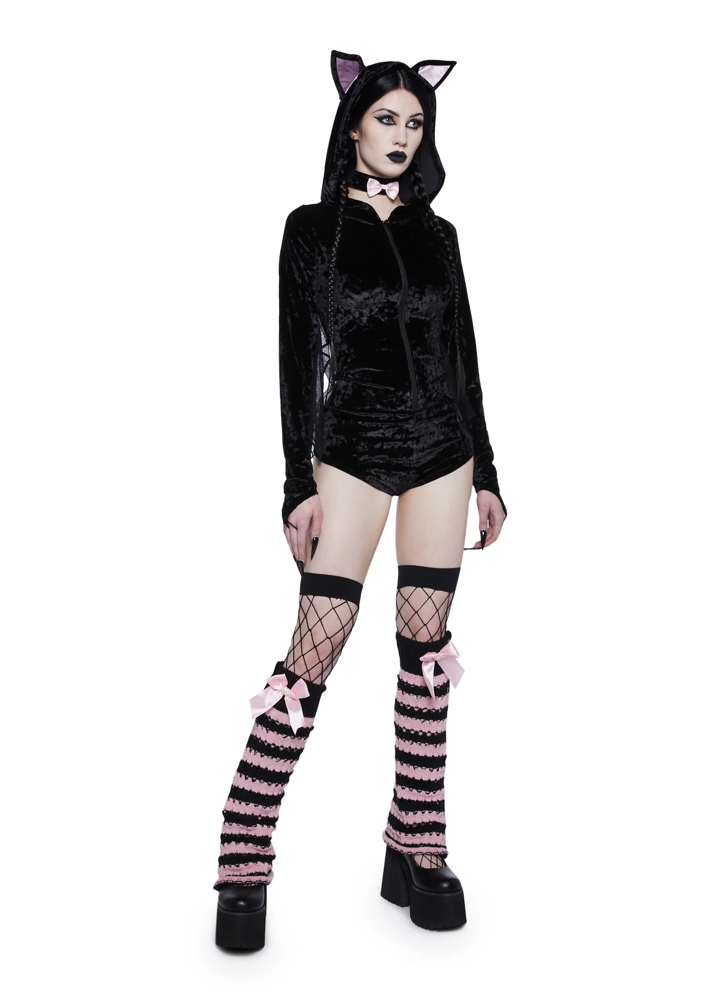 Bat Baddie Bodysuit Costume - Image 6