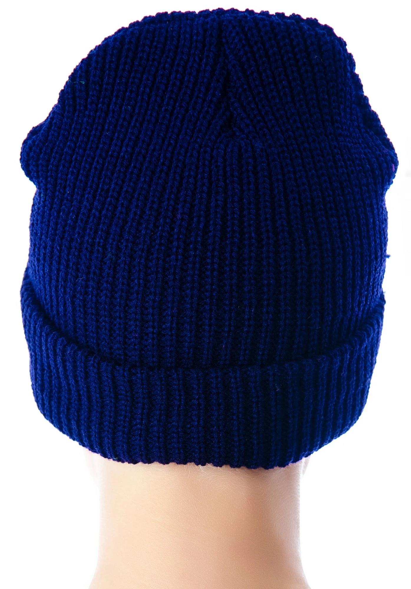 Bat Patch Beanie - Dark Blue - Image 5