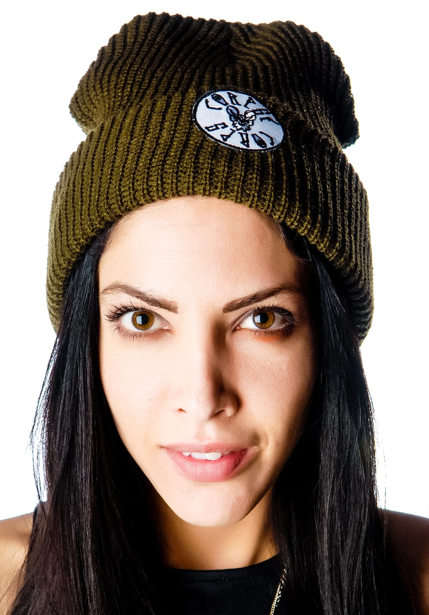 Bat Patch Beanie - Dark Blue - Image 8