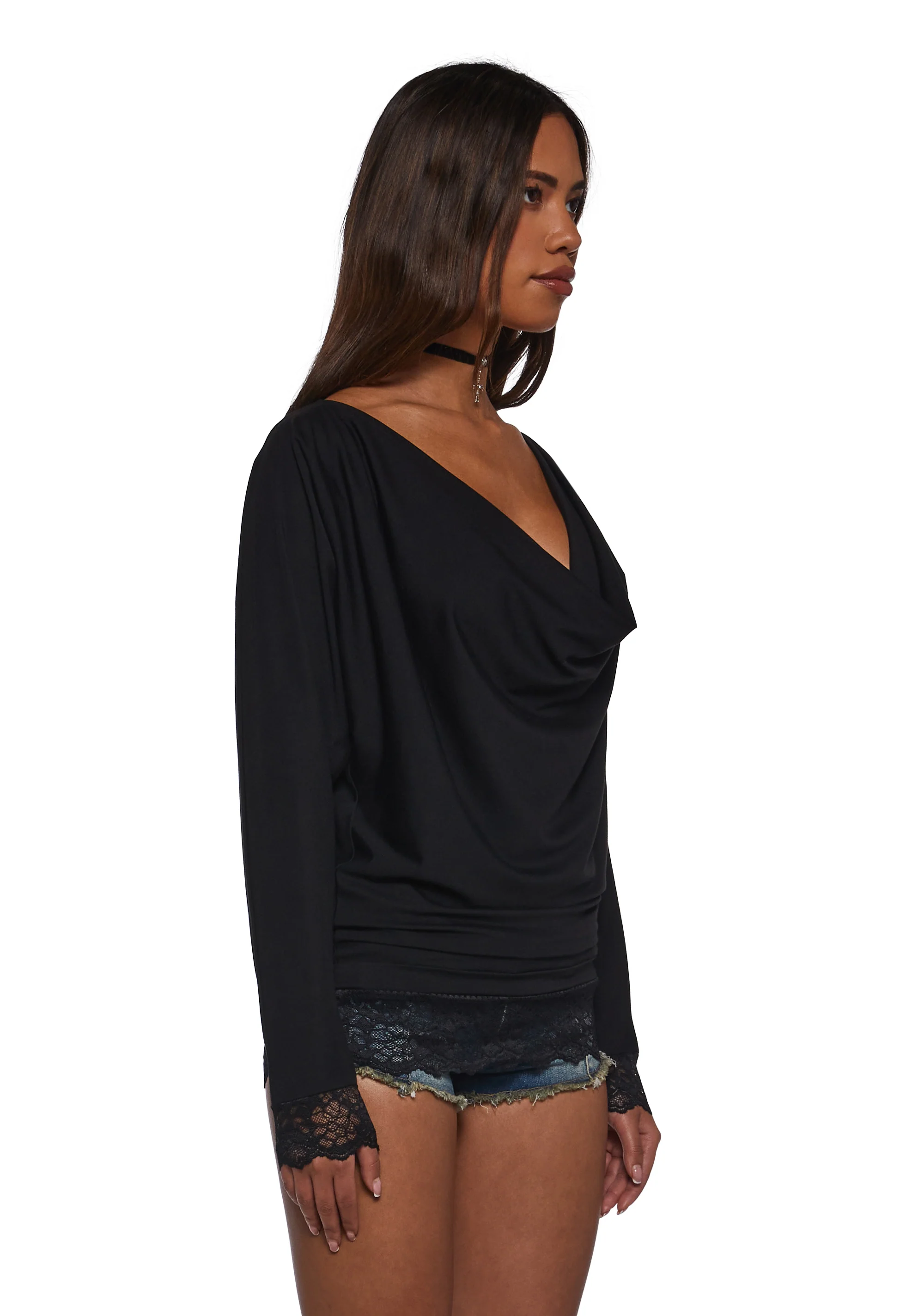Vandal Beauty Cowl Top - Image 3
