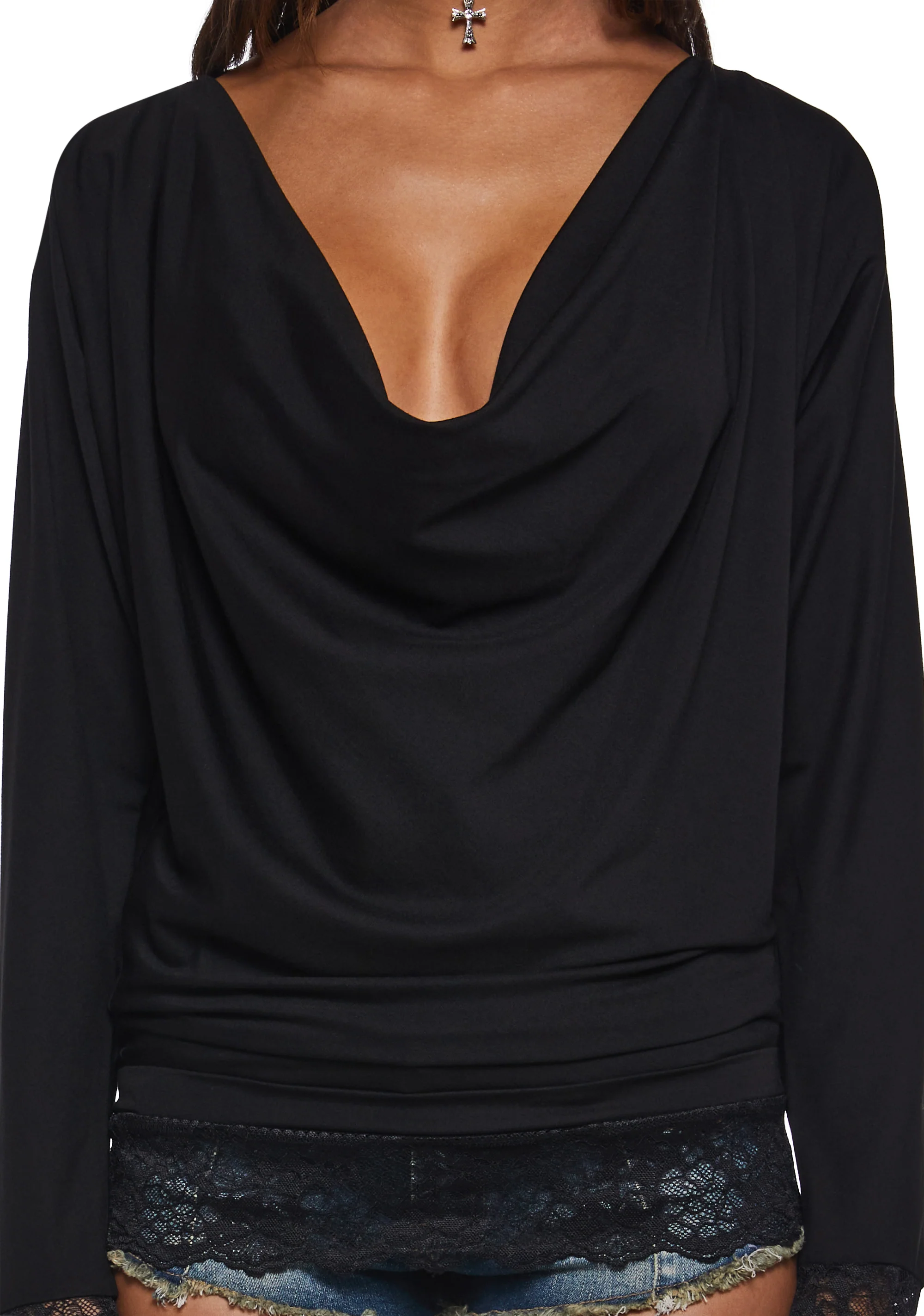 Vandal Beauty Cowl Top - Image 5